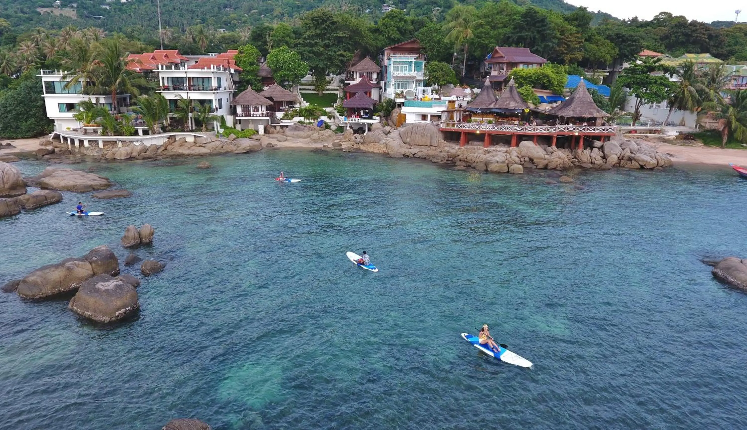 Natural landscape in DD Hut Koh Tao