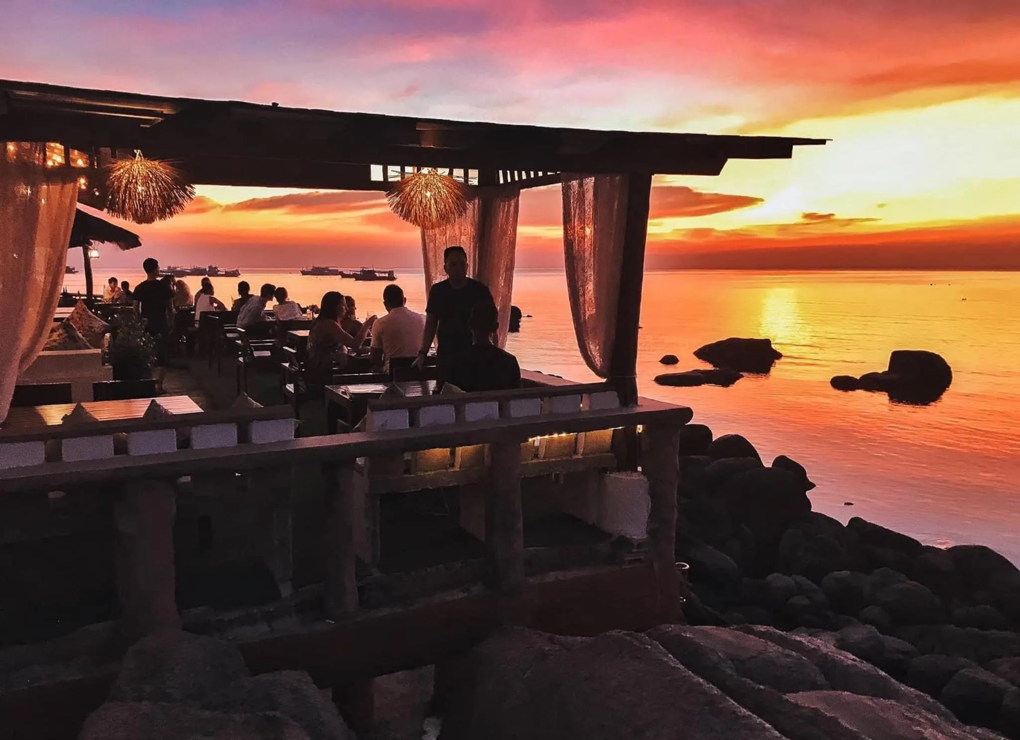 Sea view in DD Hut Koh Tao