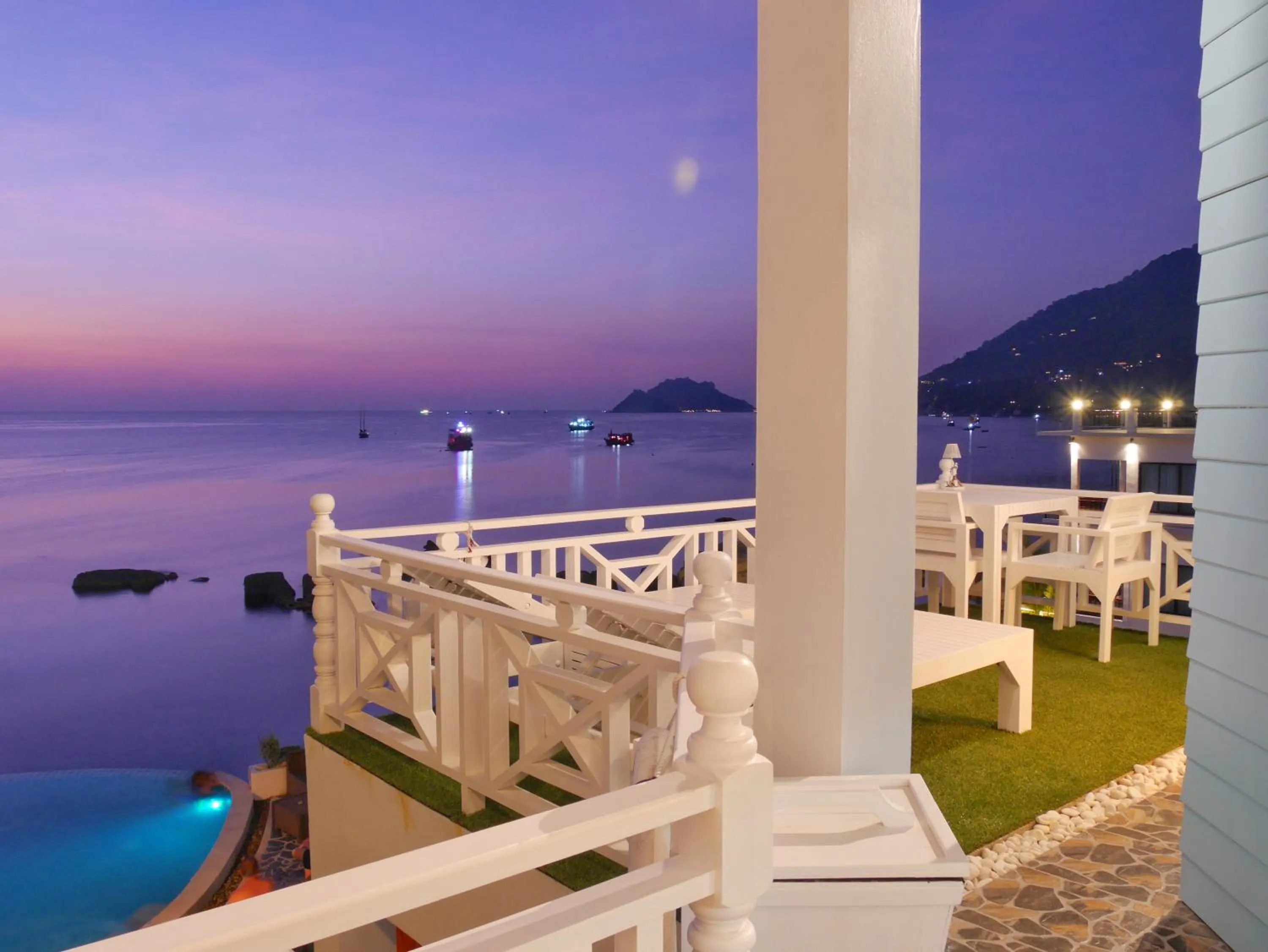 Sea view in DD Hut Koh Tao