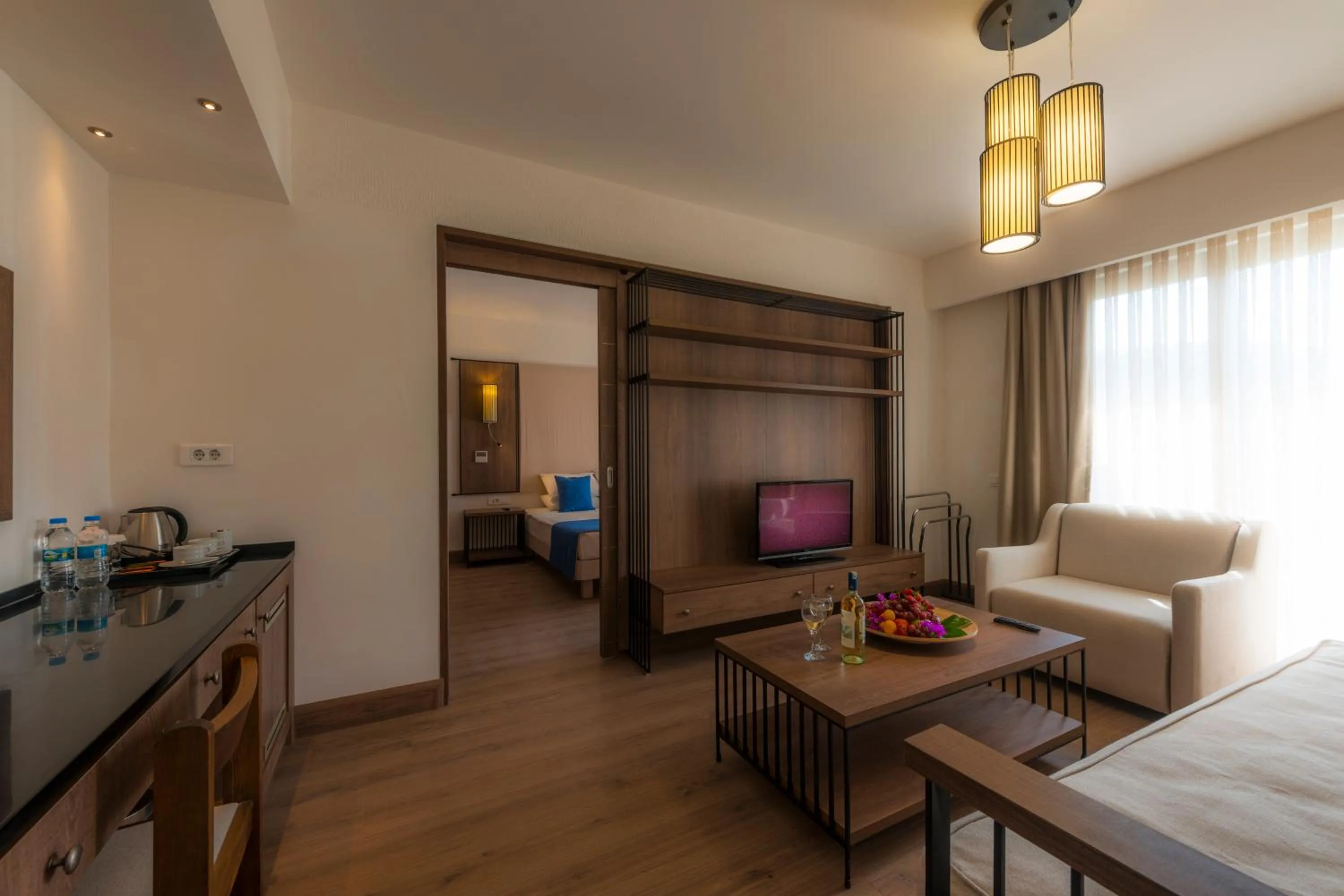 Living room, Bed in LIV Hotel by Bellazure