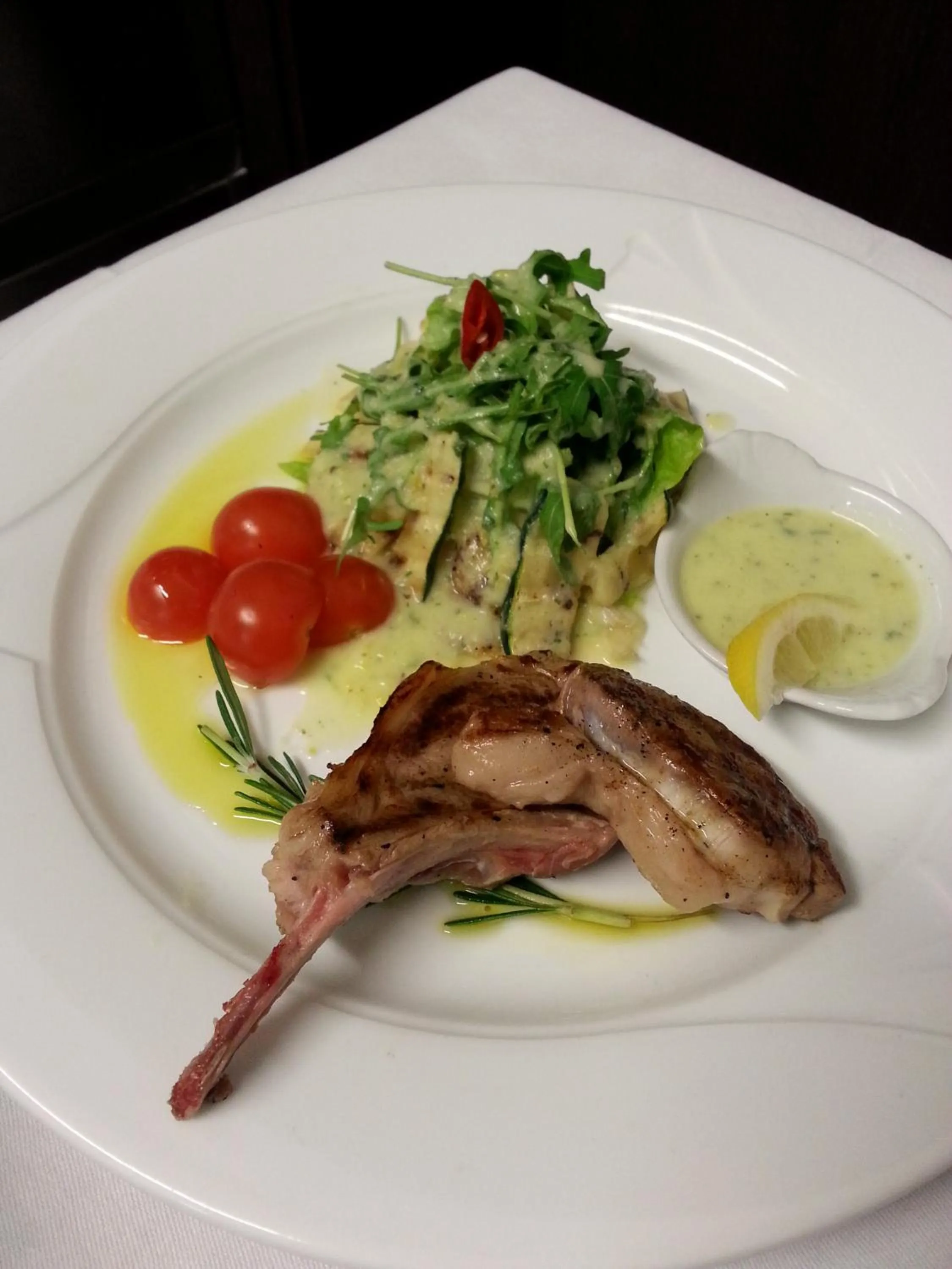 Food close-up in Hotel Restaurant Zunftstube