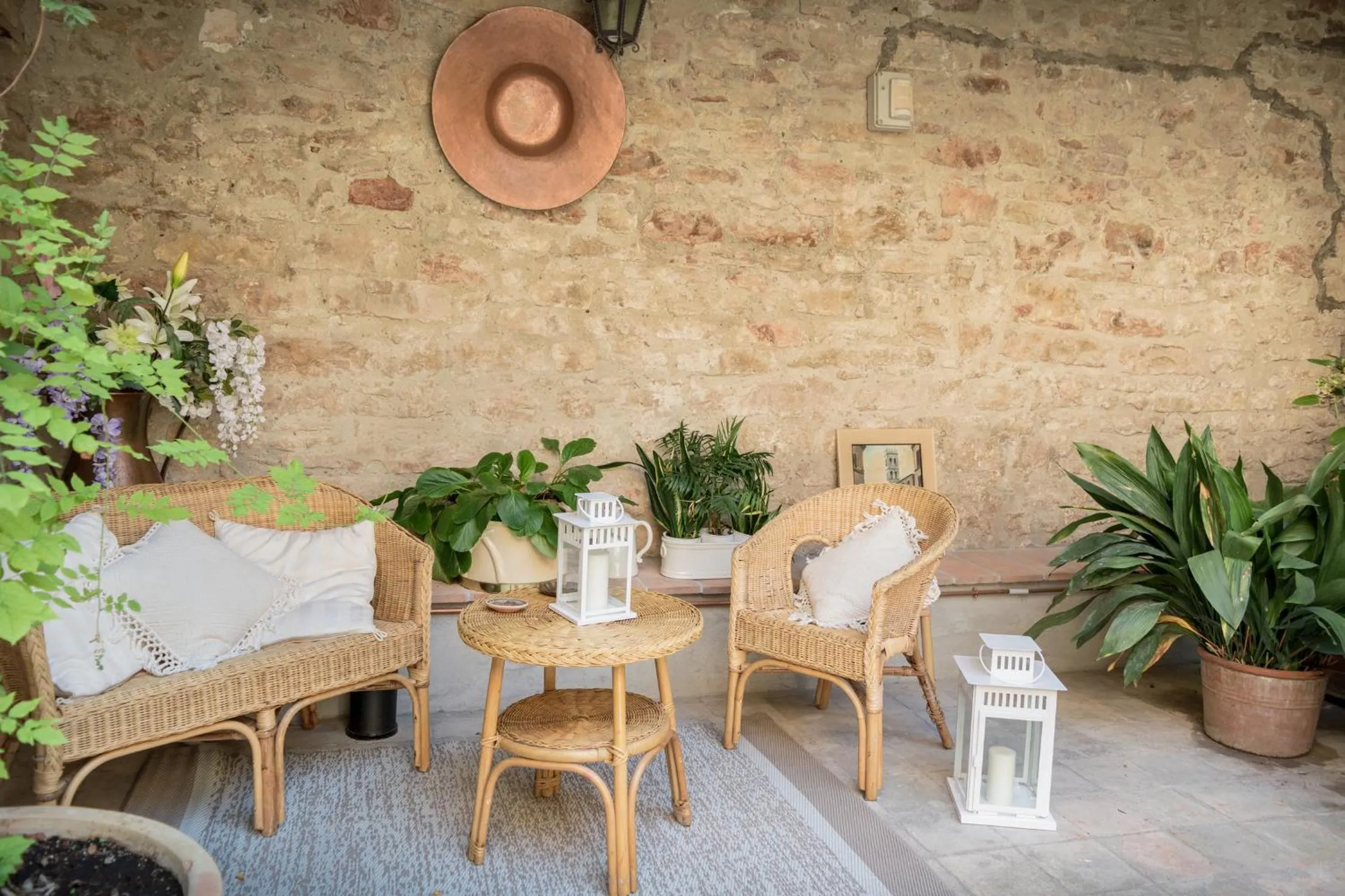 Patio in Brunelli B&B