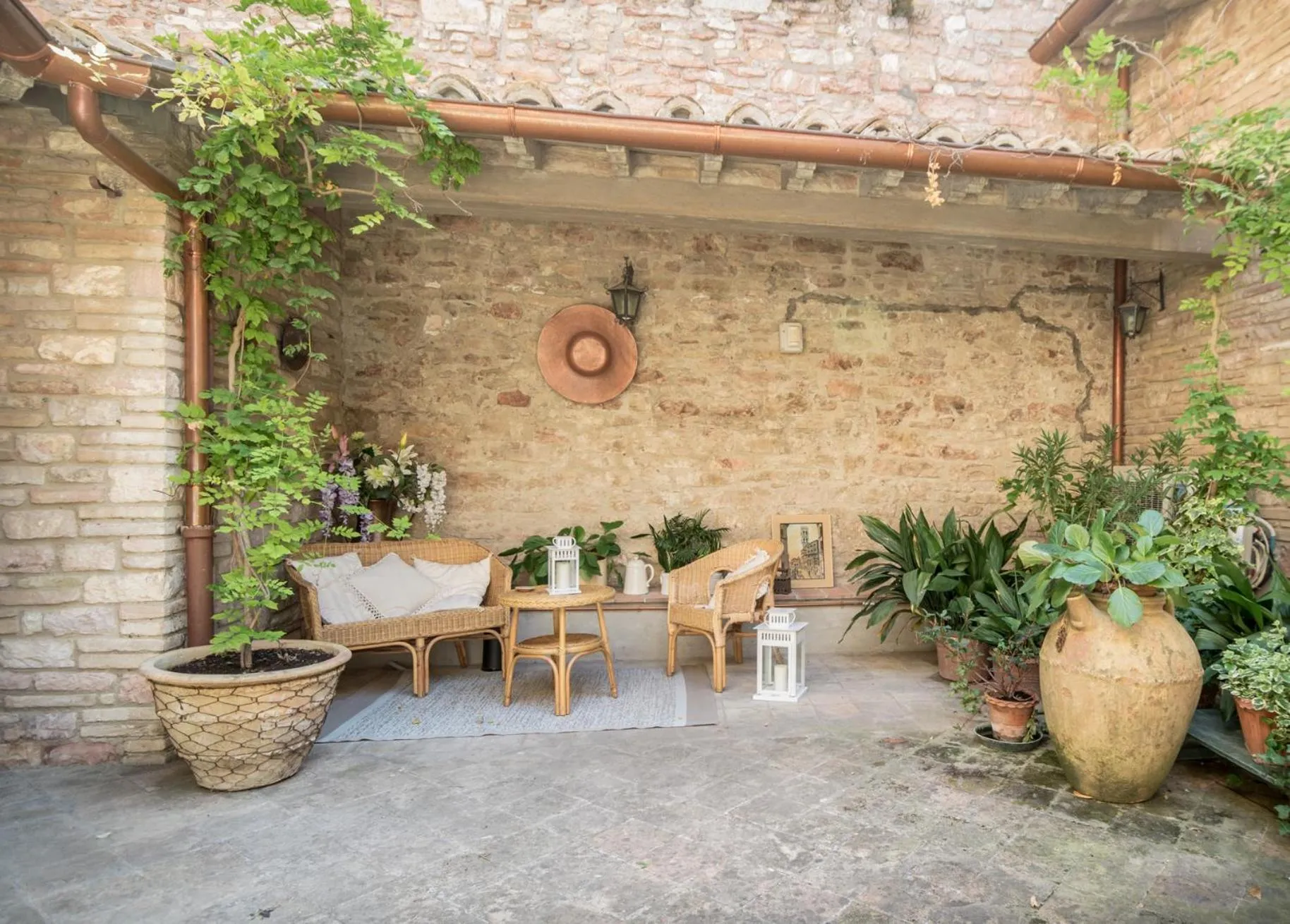 Patio in Brunelli B&B