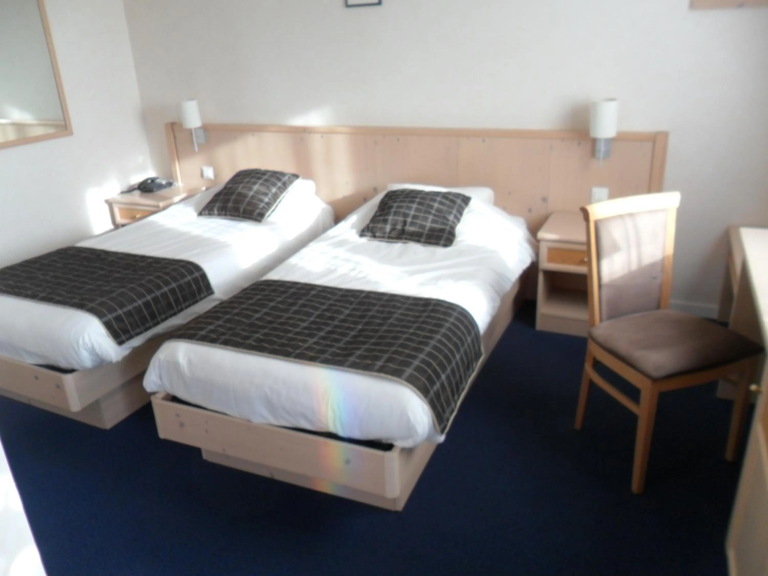 Bed in Hotel L'Océane Angers Parc Expo