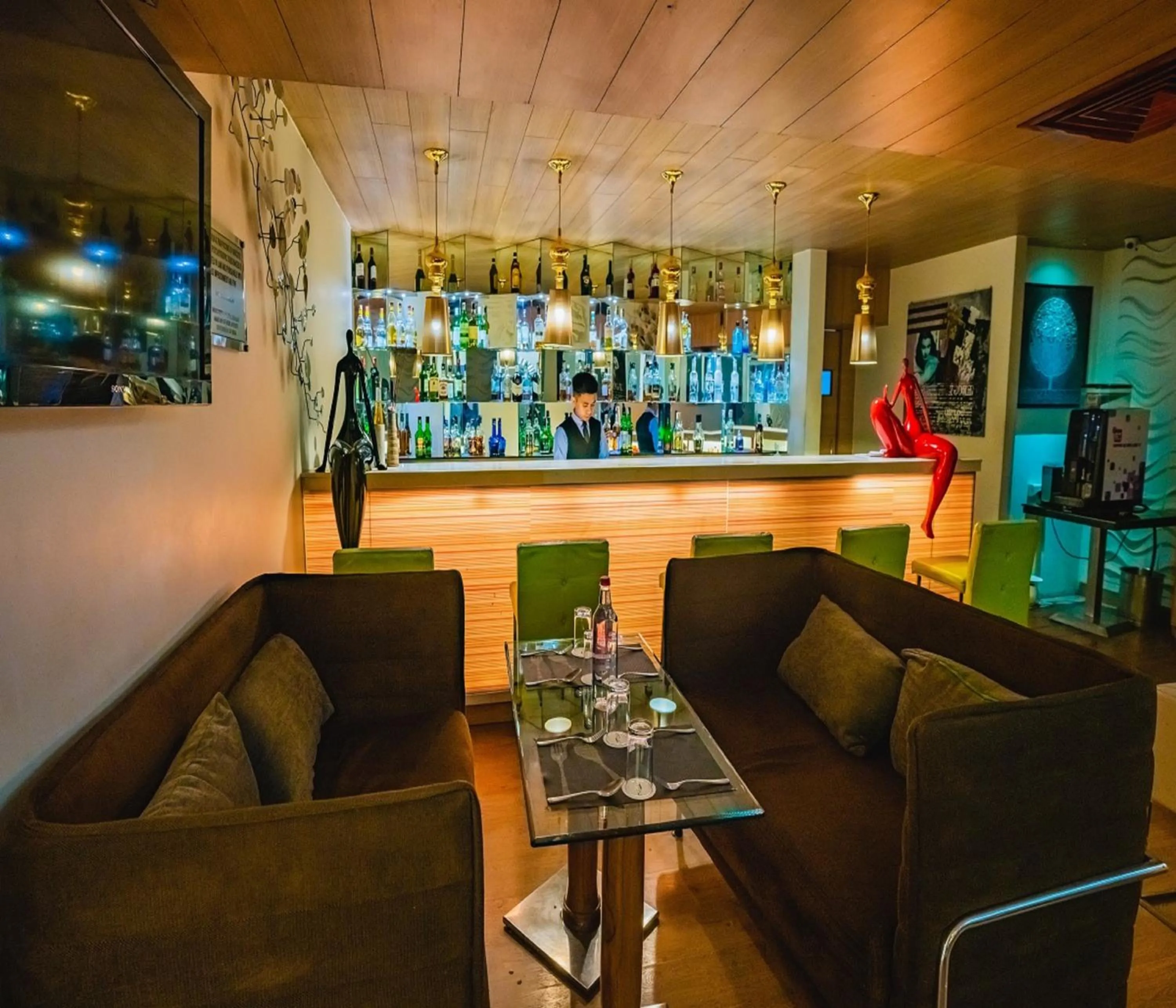 Lounge or bar in Barsana Hotel & Resort Siliguri