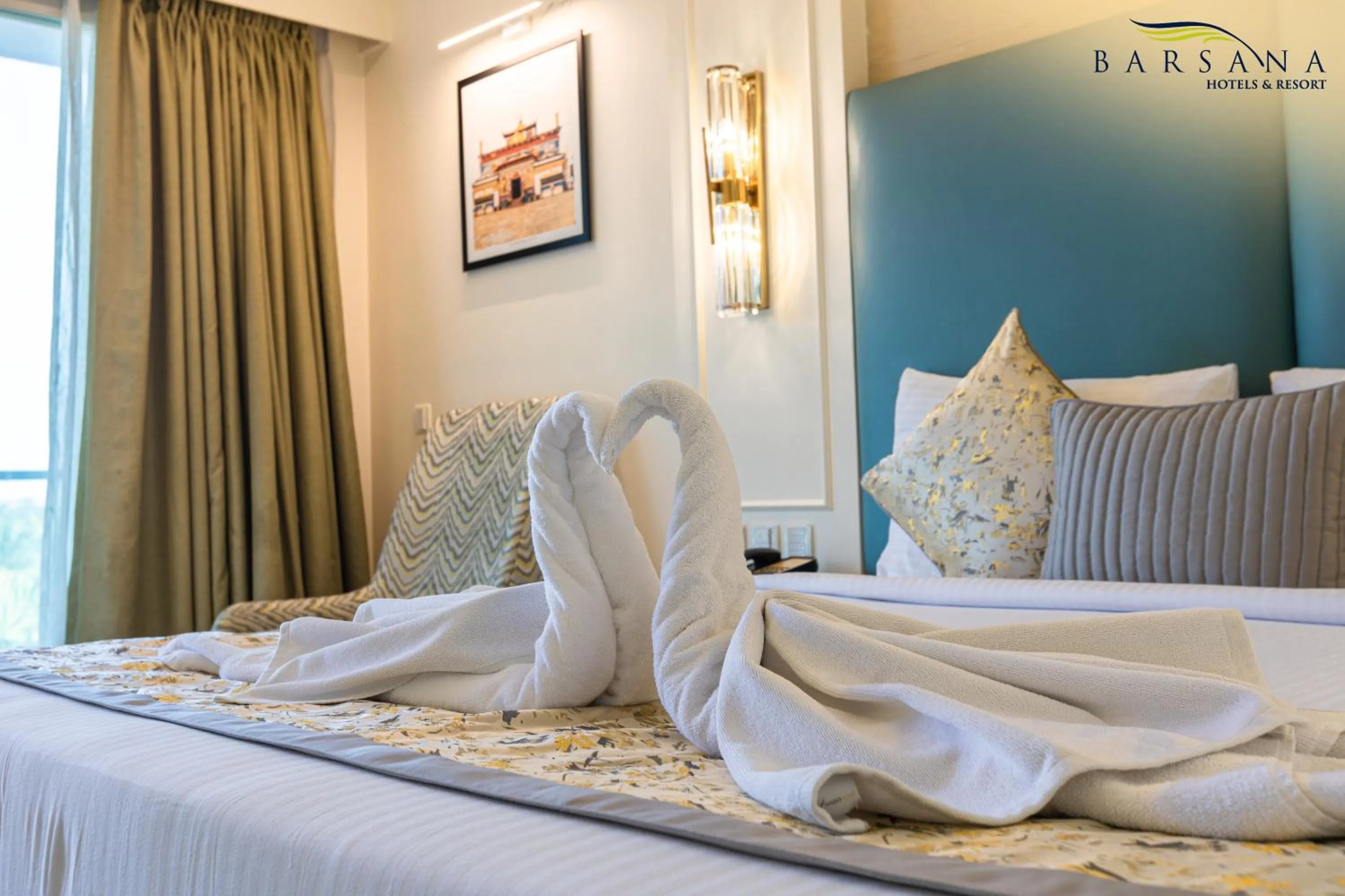 Bed in Barsana Hotel & Resort Siliguri