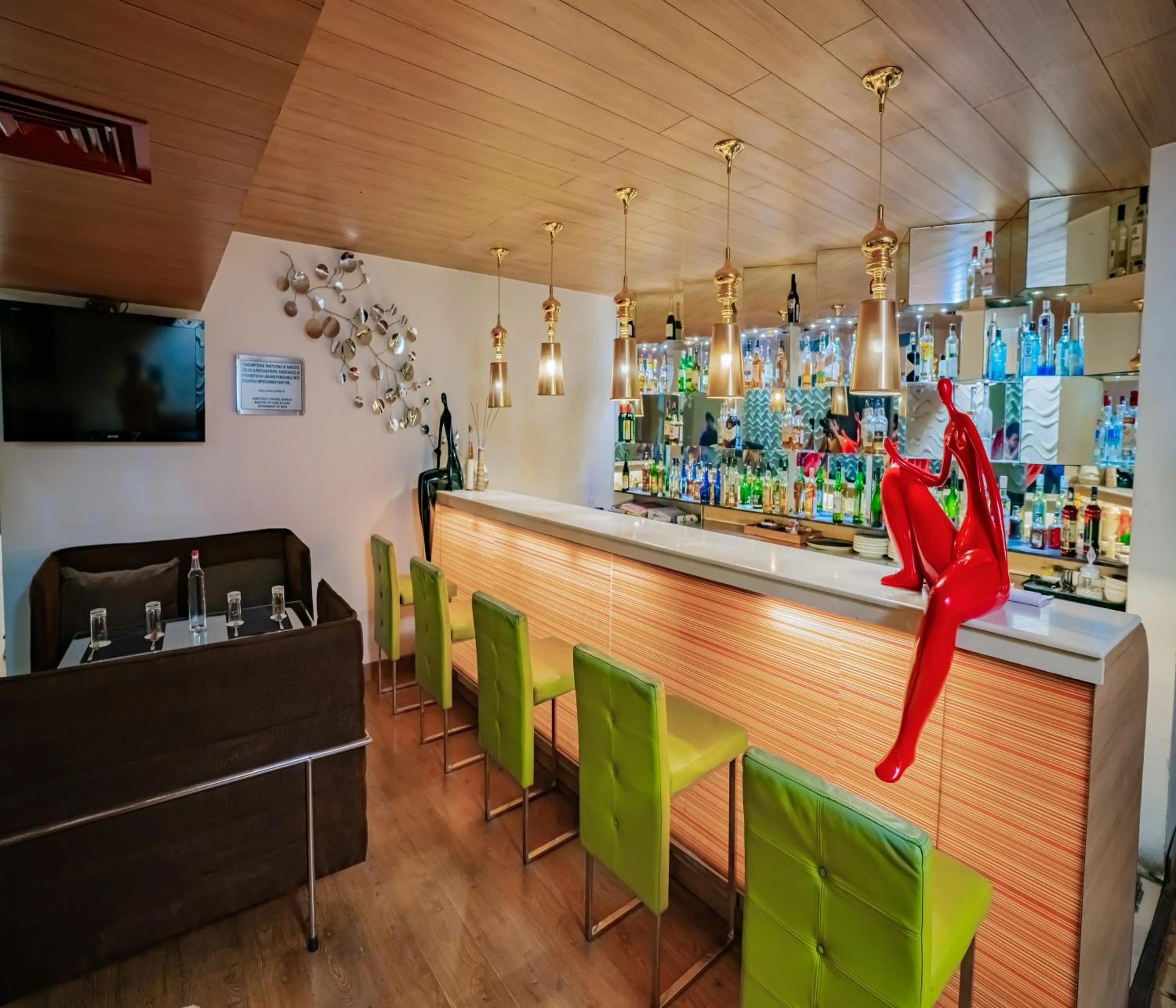 Lounge or bar in Barsana Hotel & Resort Siliguri