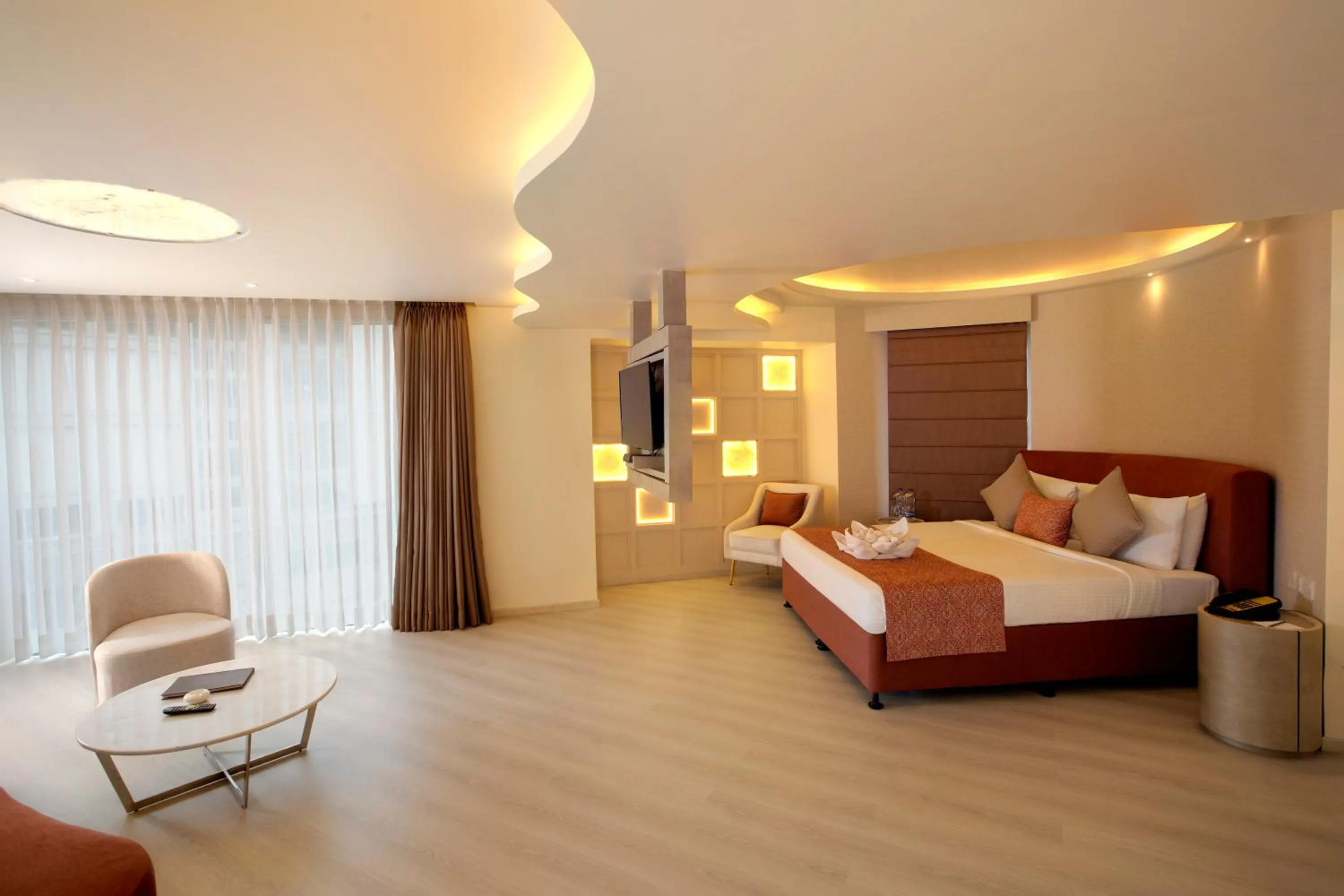 Bedroom, Bed in Barsana Hotel & Resort Siliguri