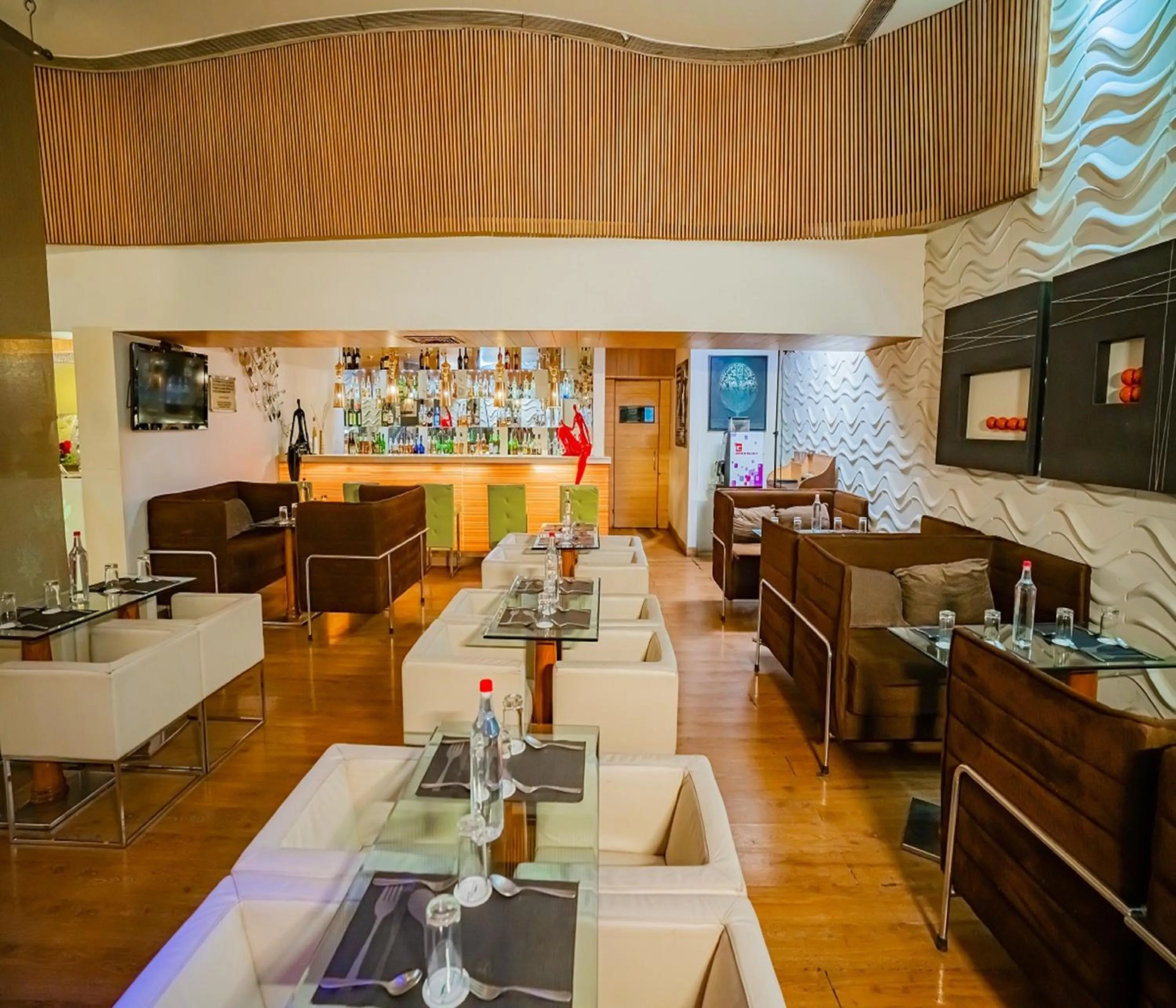 Lounge or bar in Barsana Hotel & Resort Siliguri