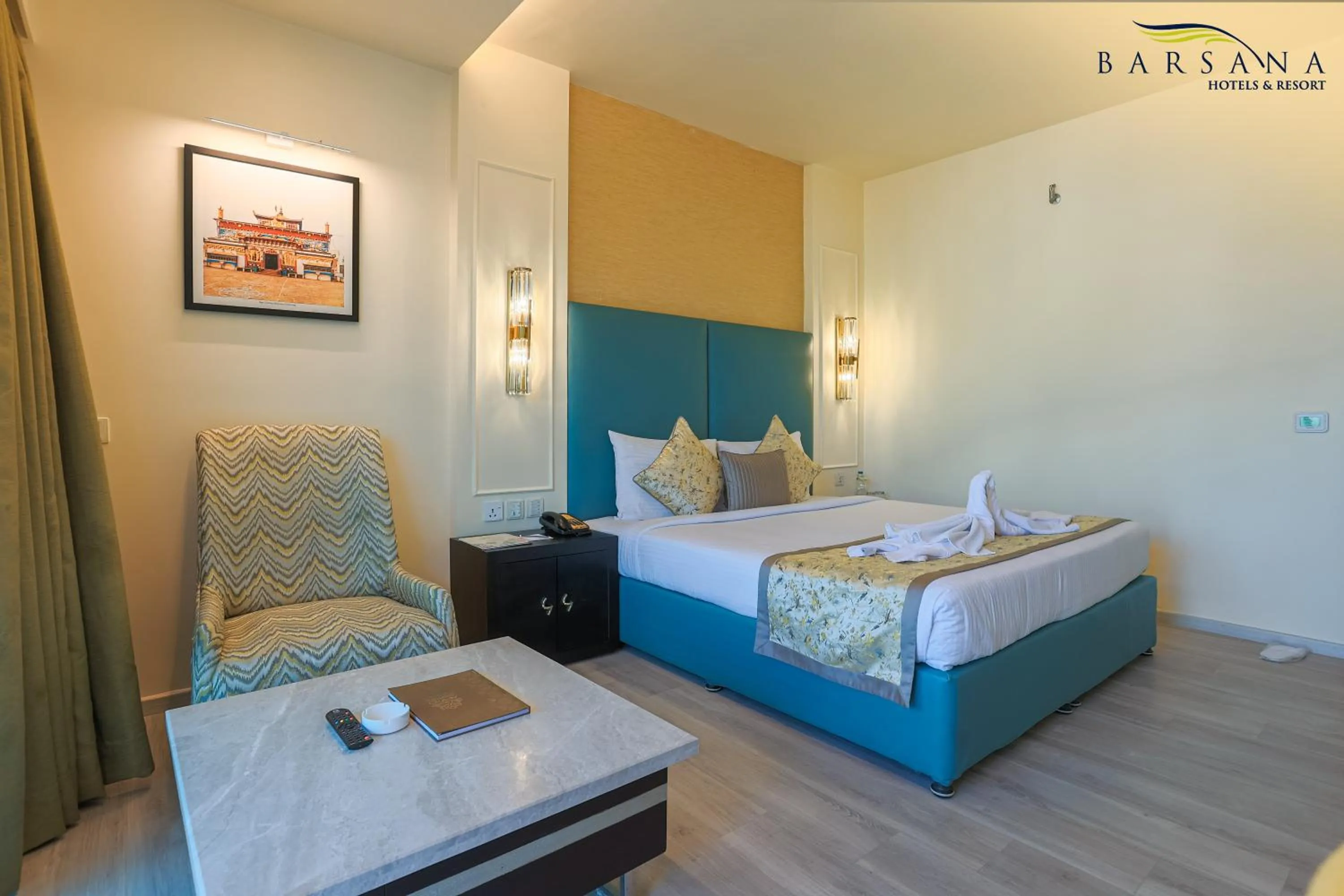 Bed in Barsana Hotel & Resort Siliguri