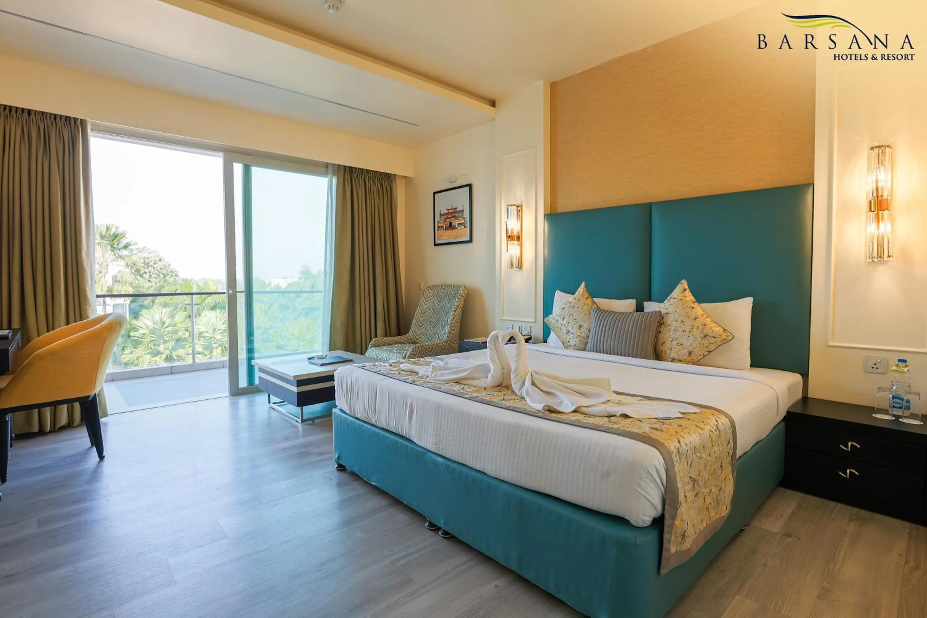 Bed in Barsana Hotel & Resort Siliguri
