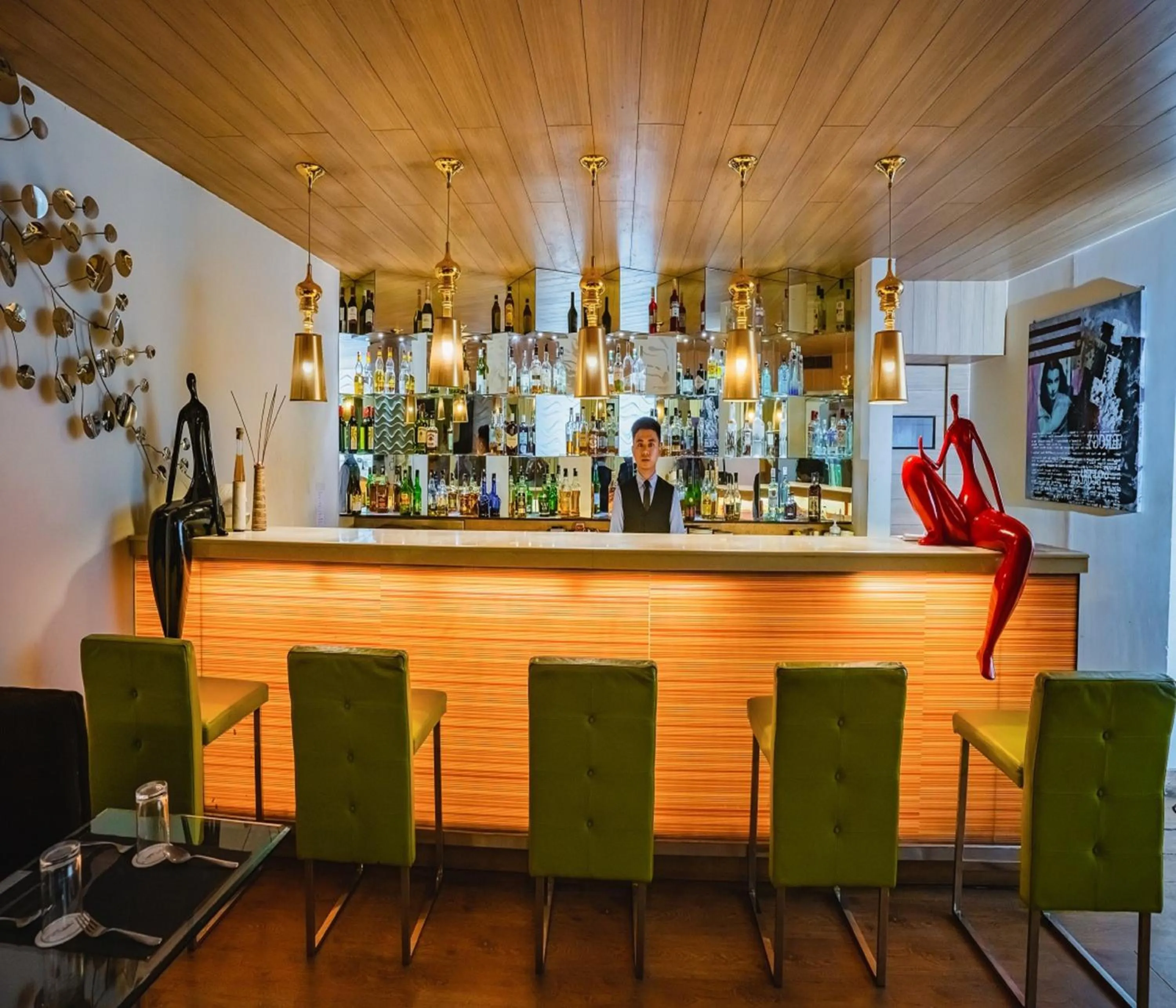 Lounge or bar in Barsana Hotel & Resort Siliguri