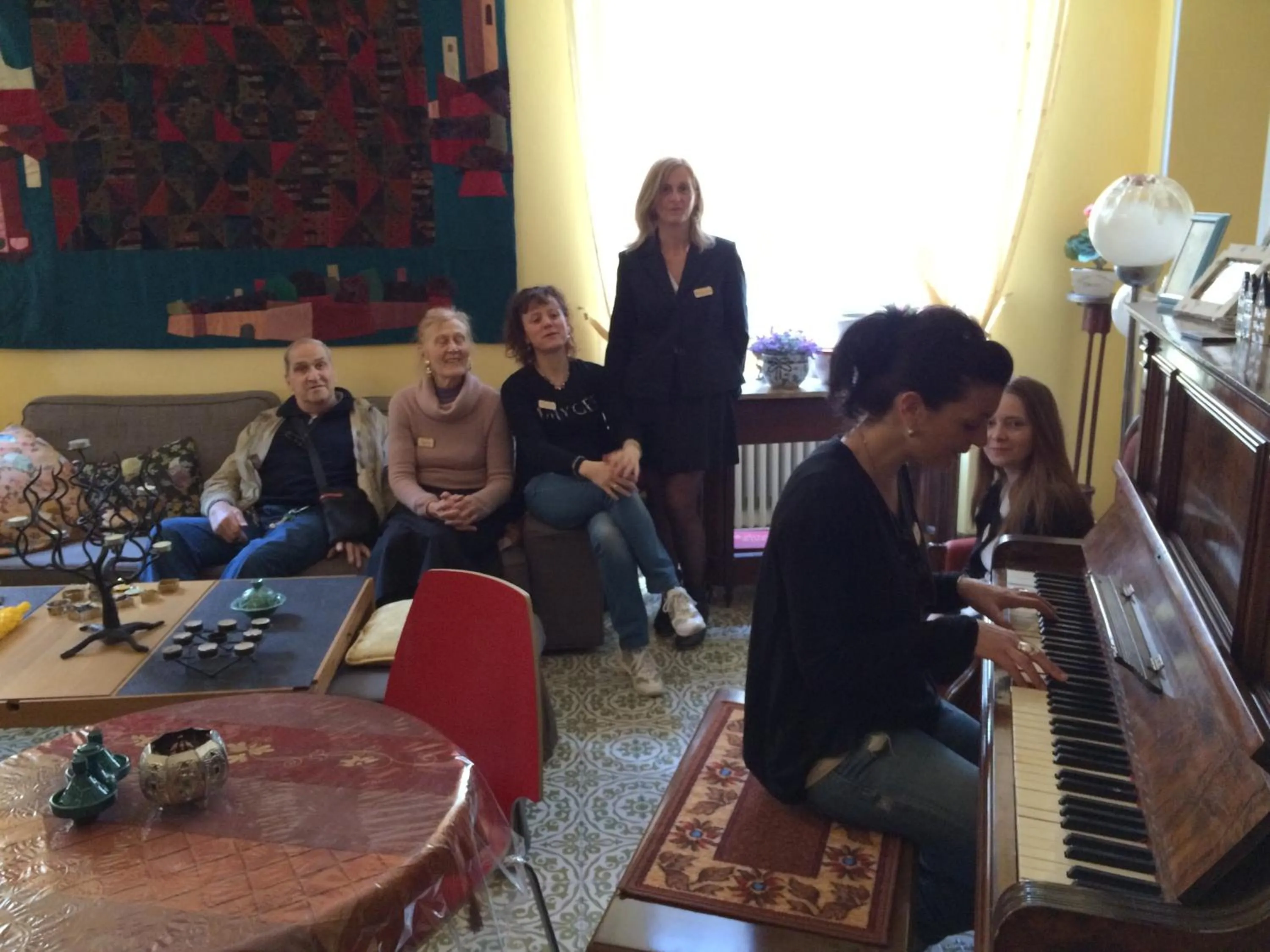 group of guests in La Gemma Di Elena