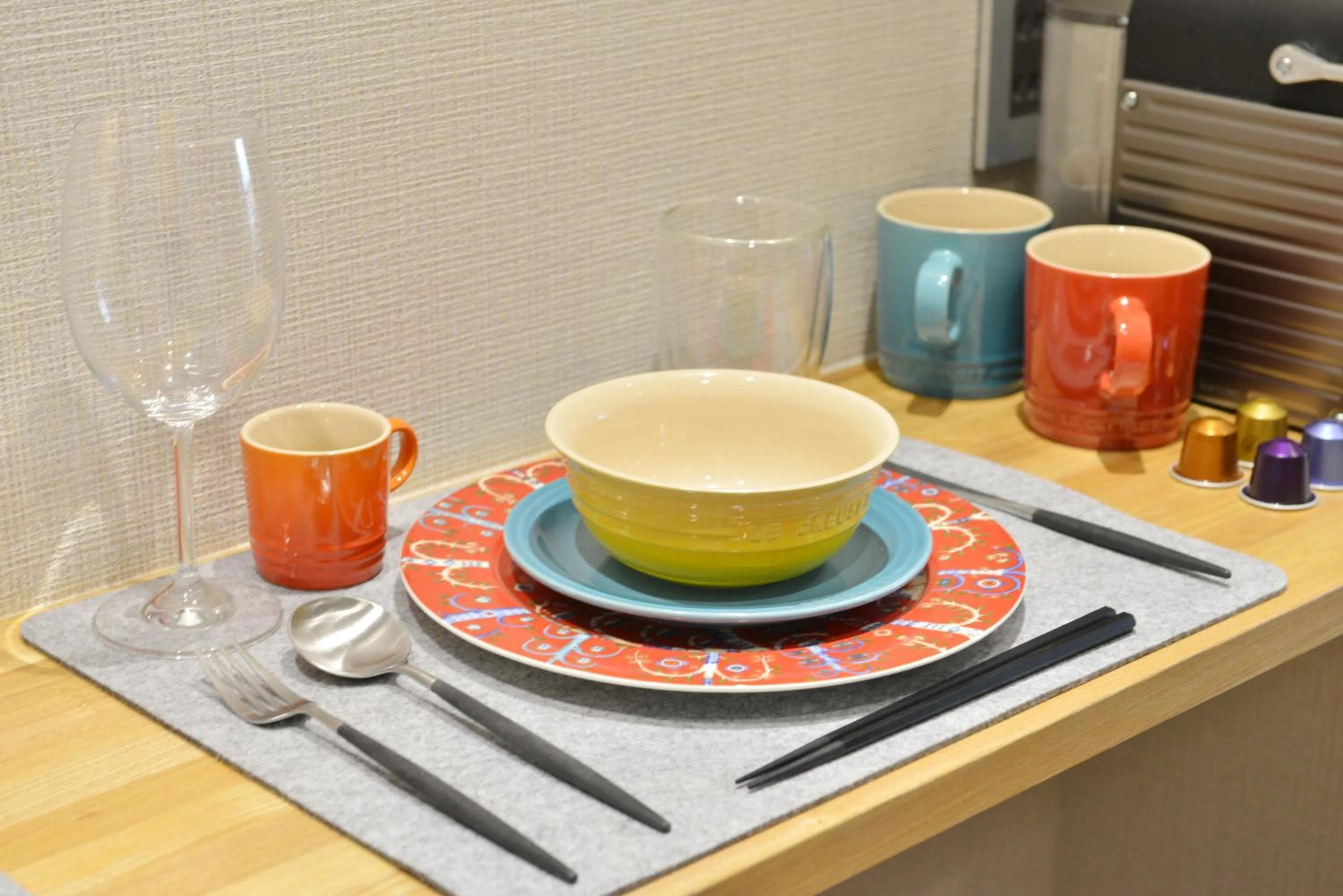 Coffee/tea facilities in Real Life Meguro River