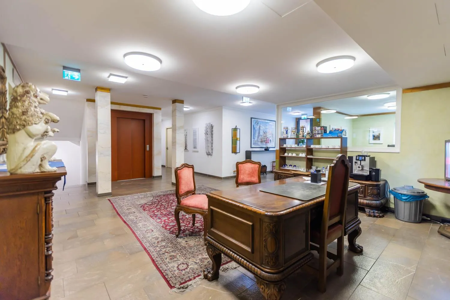 Lobby or reception in Hotel Freischütz Apartments