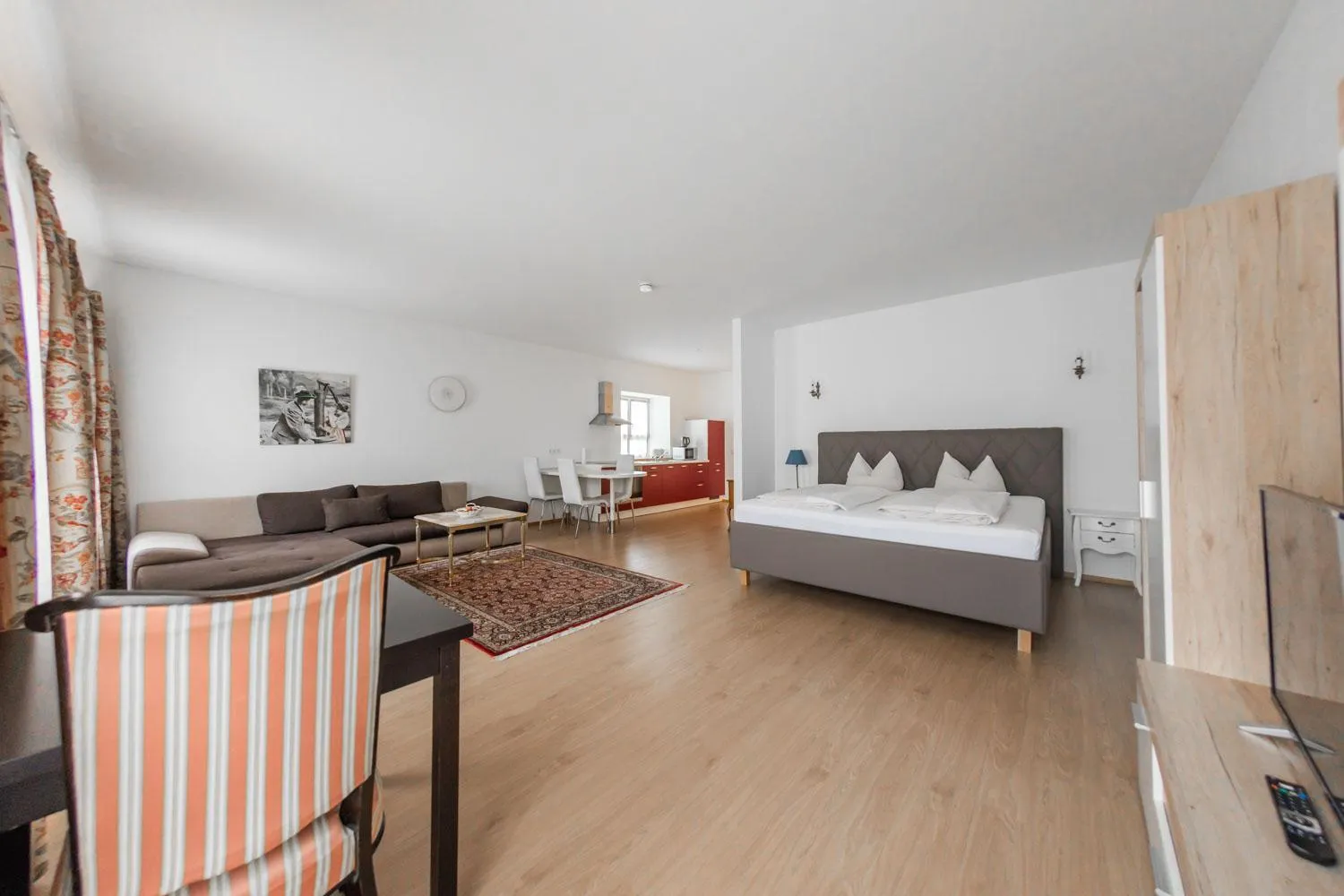 Bed in Hotel Freischütz Apartments