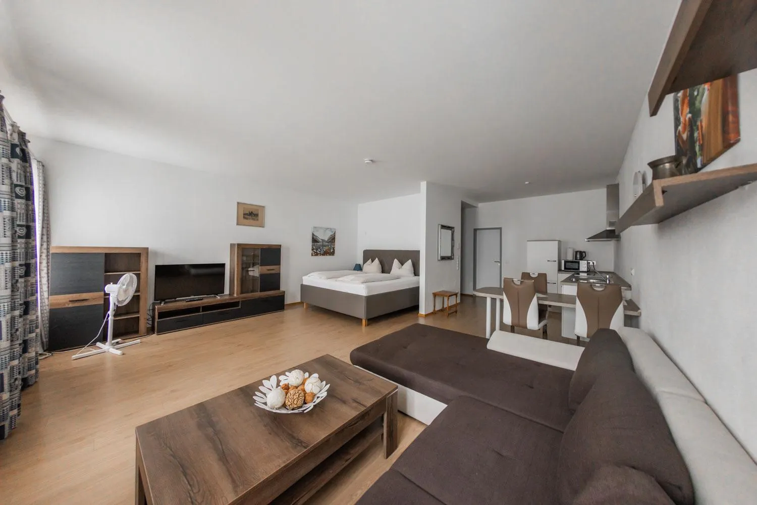 Bed in Hotel Freischütz Apartments