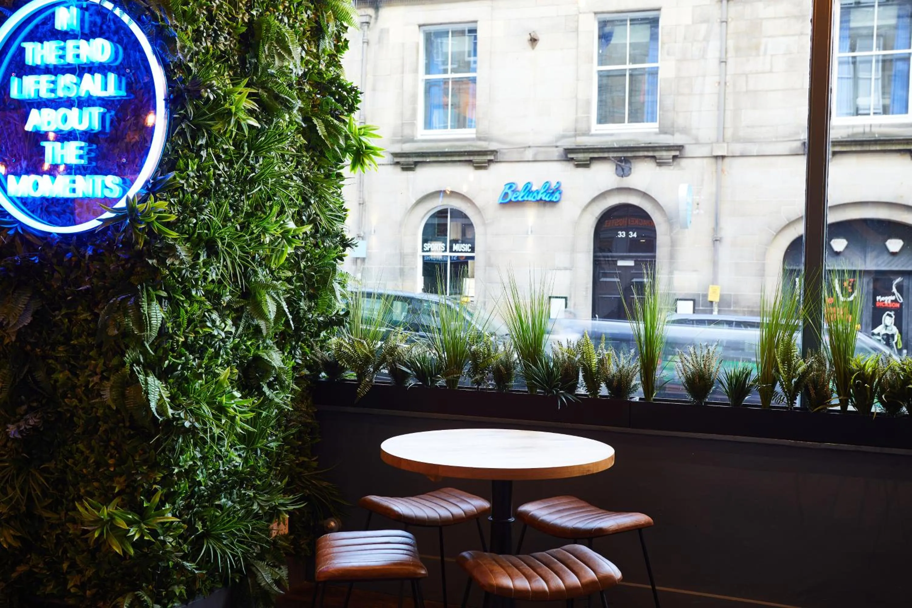 Decorative detail in St Christopher's Inn Edinburgh - Old Town