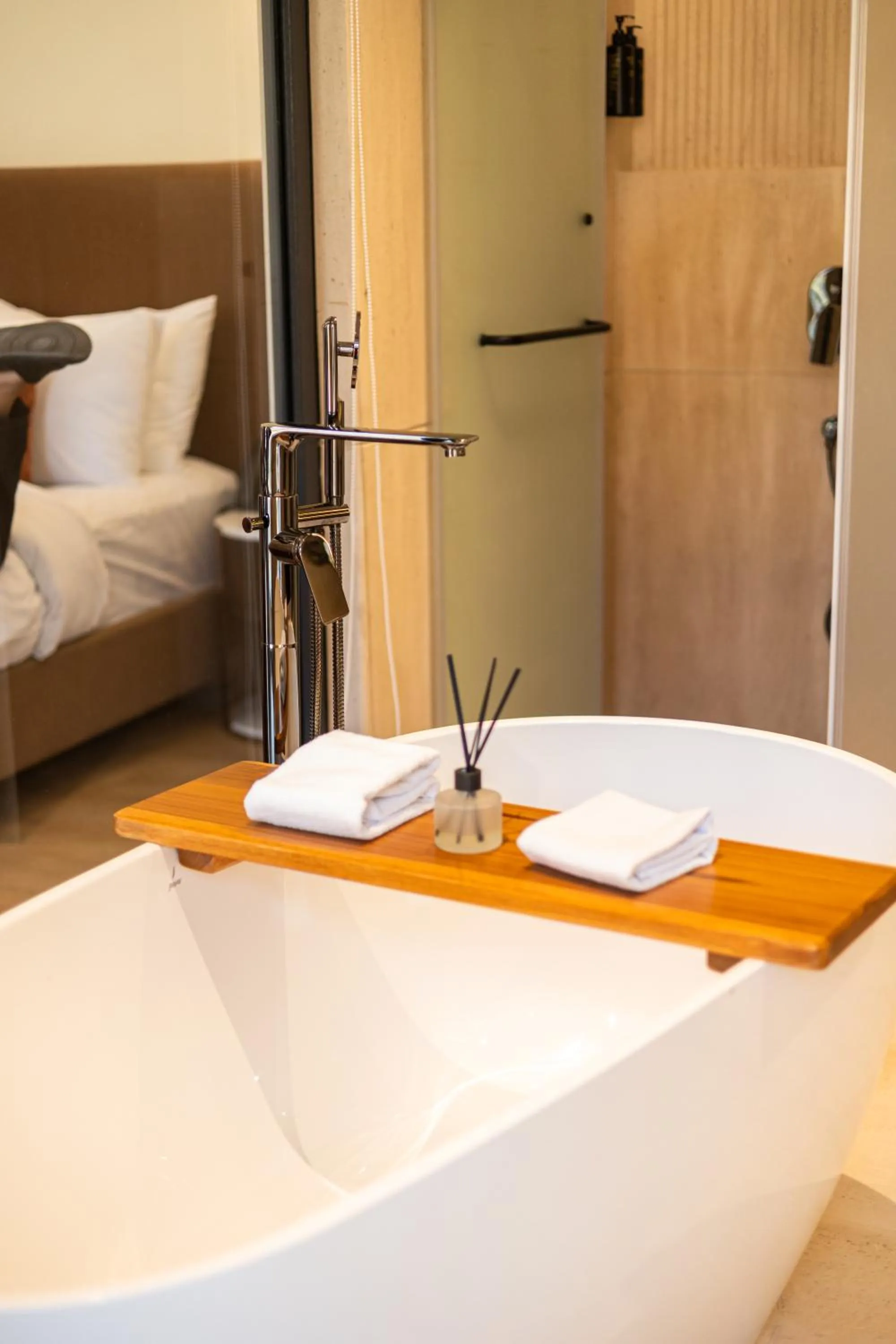 Bathroom, Bed in Antalya By Divine Ganga Cottage