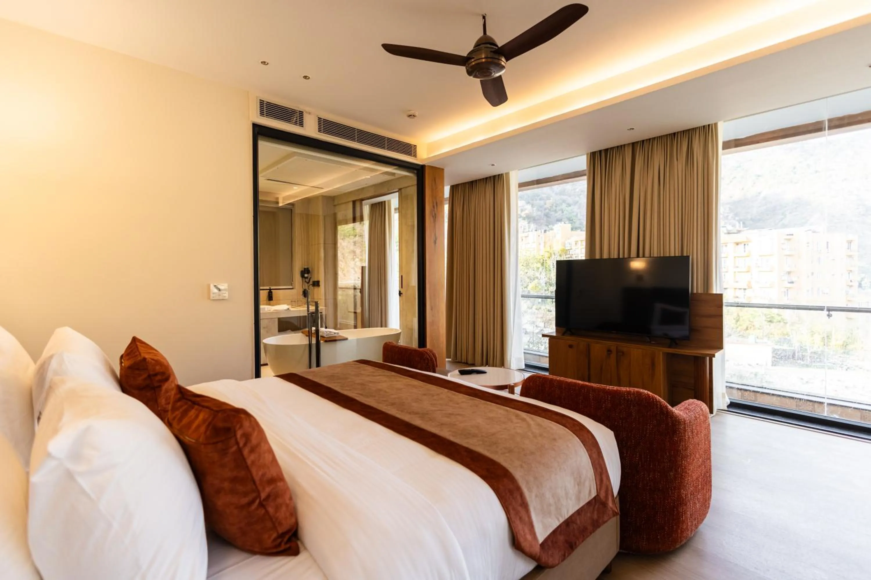 Bedroom, Bed in Antalya By Divine Ganga Cottage