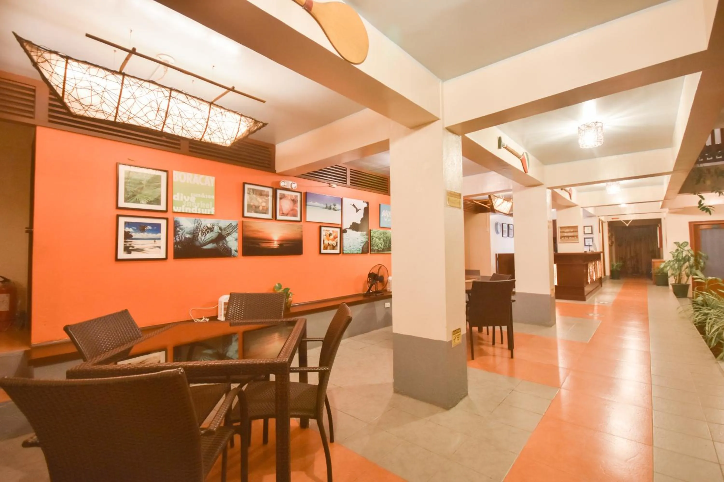 Lobby or reception in Agos Boracay Rooms + Beds