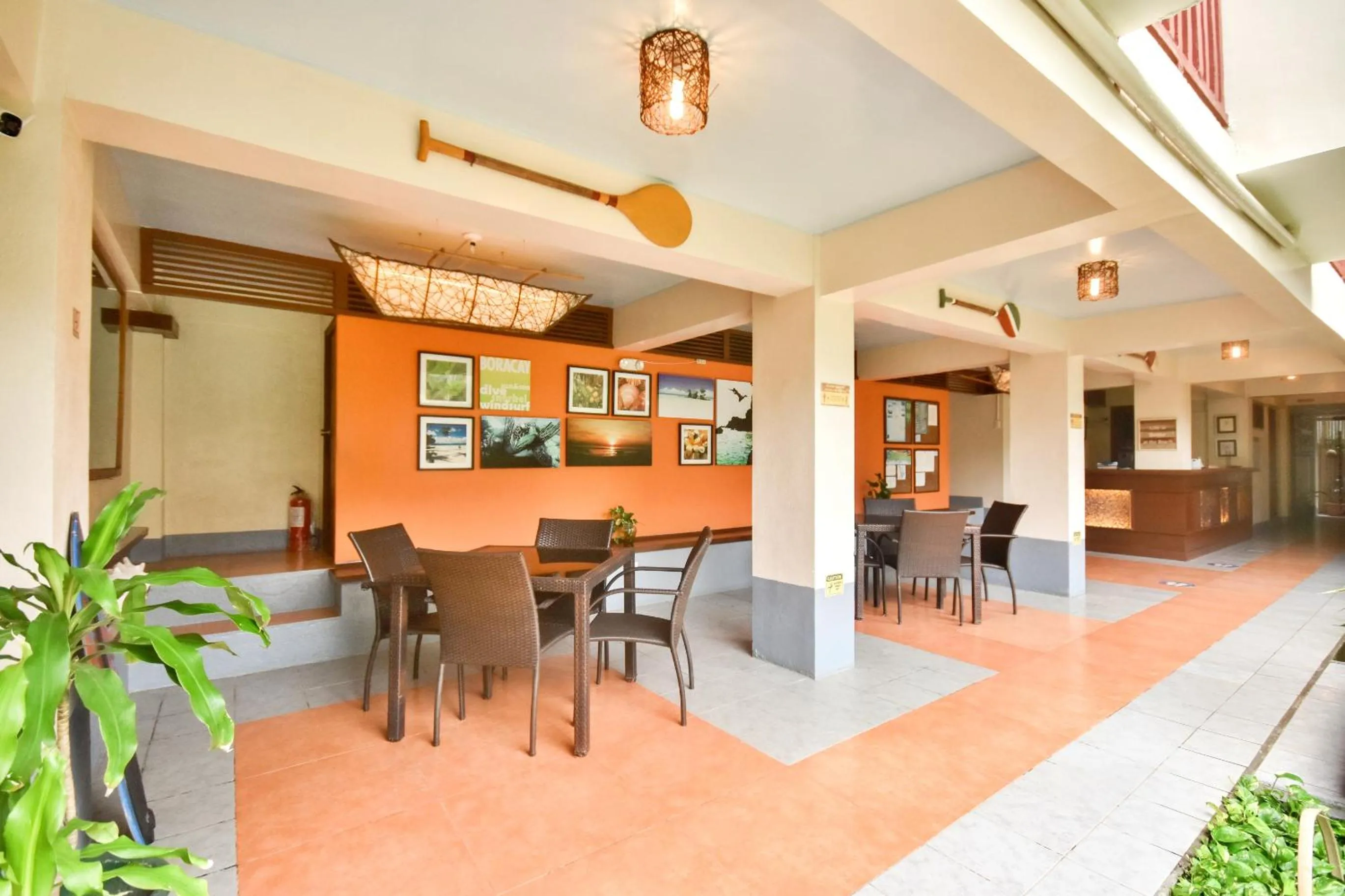 Lobby or reception in Agos Boracay Rooms + Beds