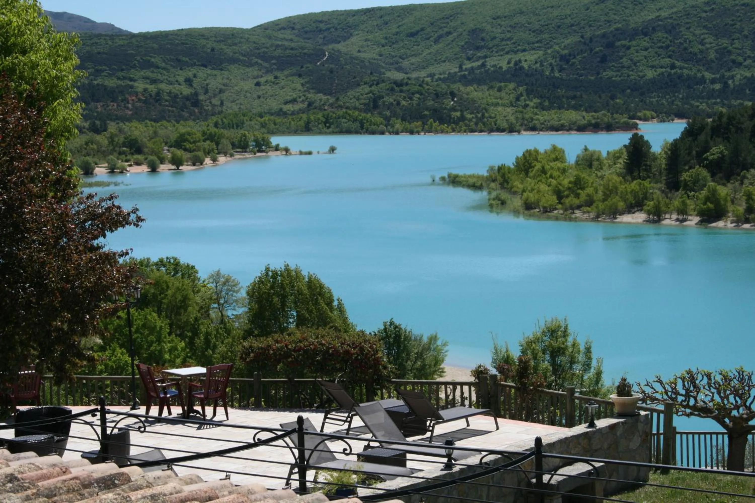 View (from property/room) in Auberge des Salles