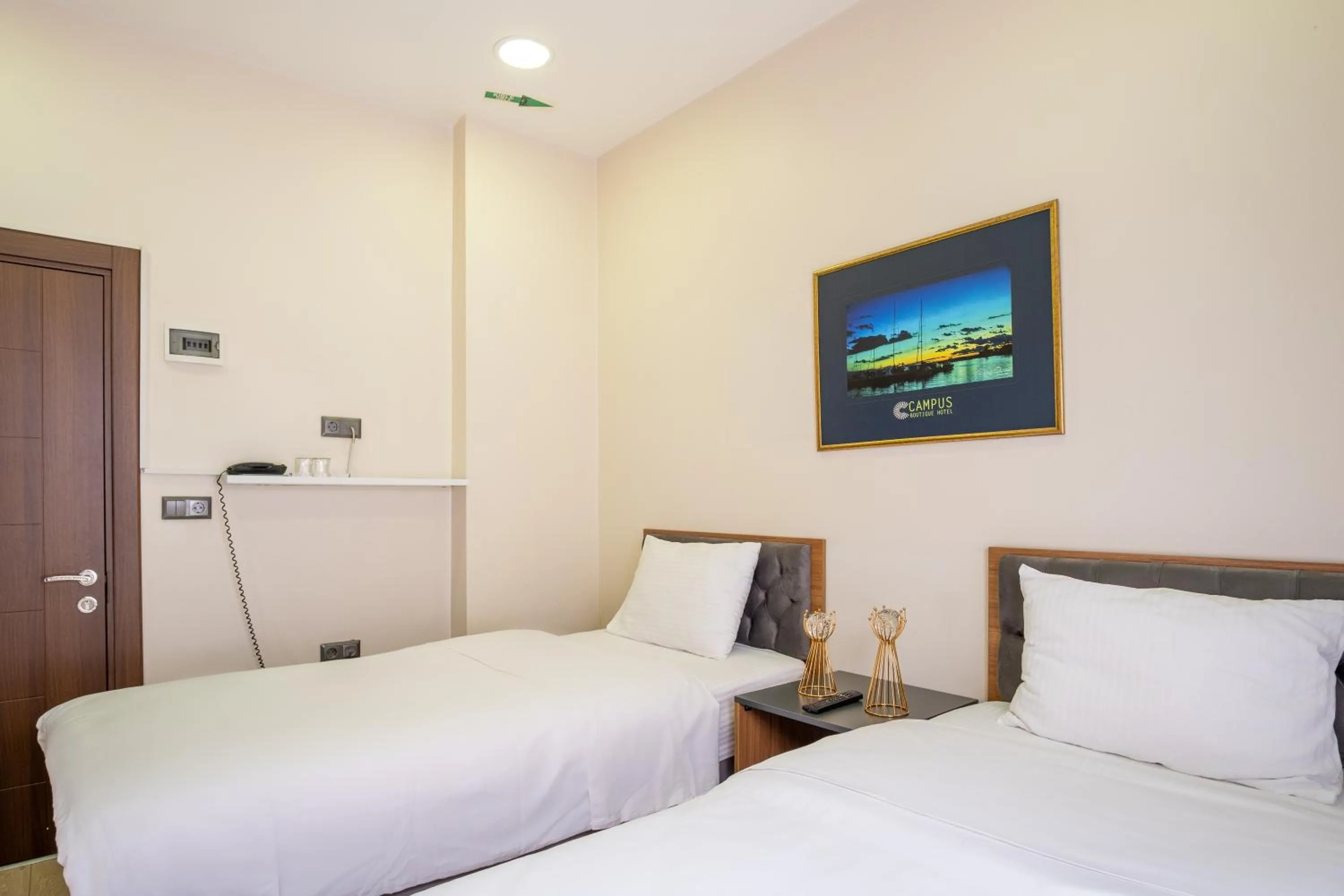 Bedroom, Bed in Campus Boutique Hotel