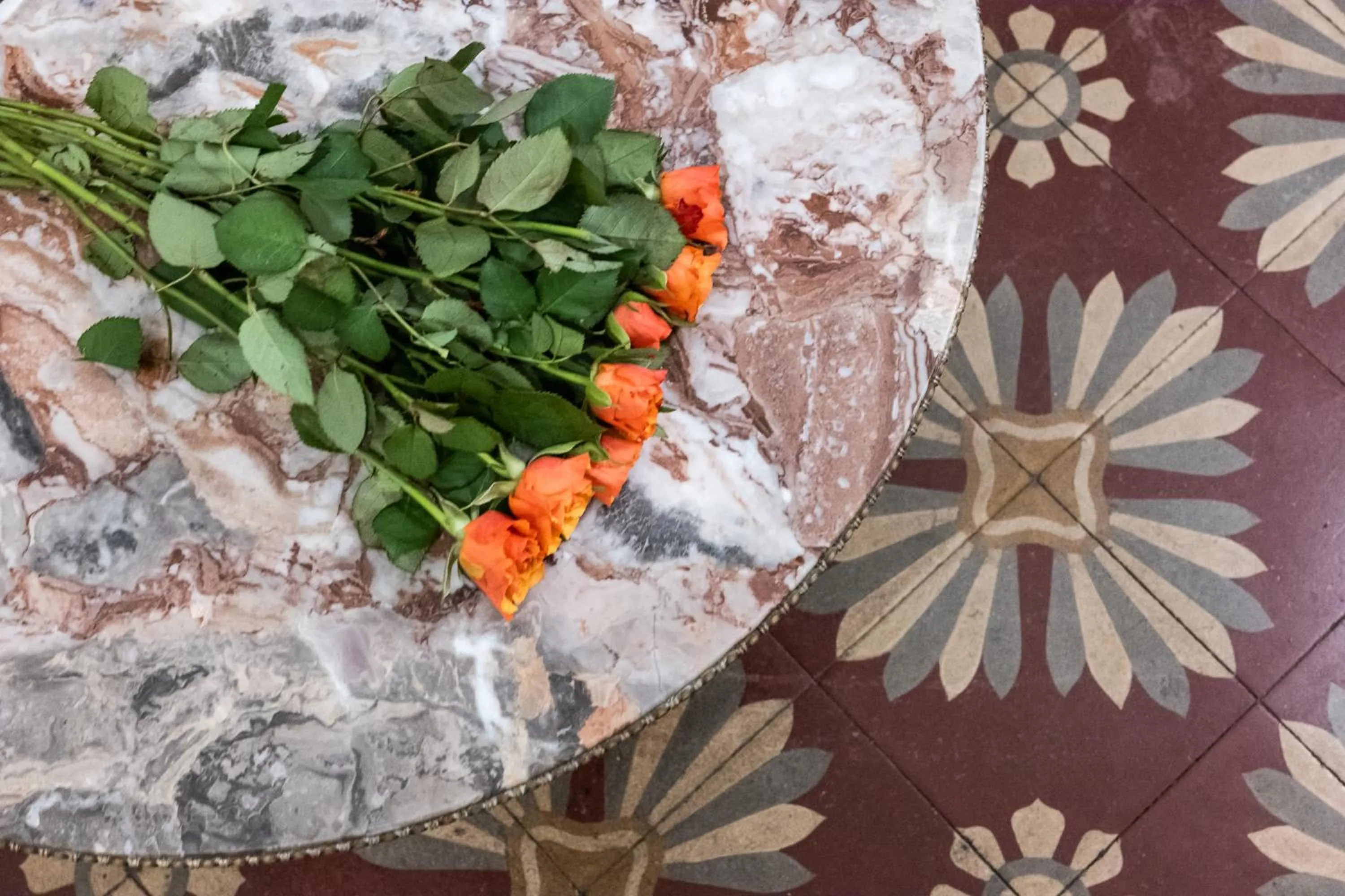 Decorative detail in Scene Suites Apartments