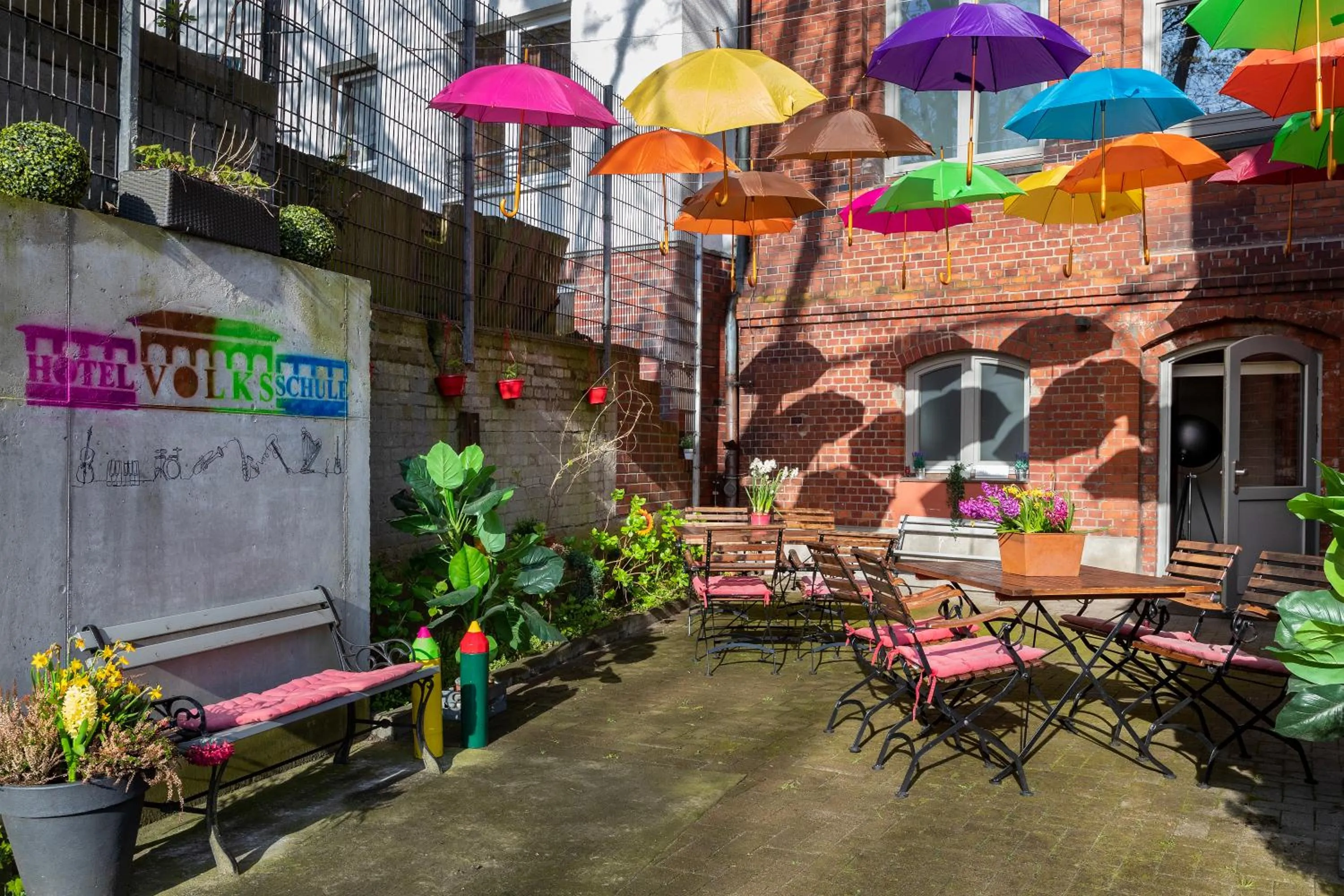Balcony/Terrace in Hotel Volksschule