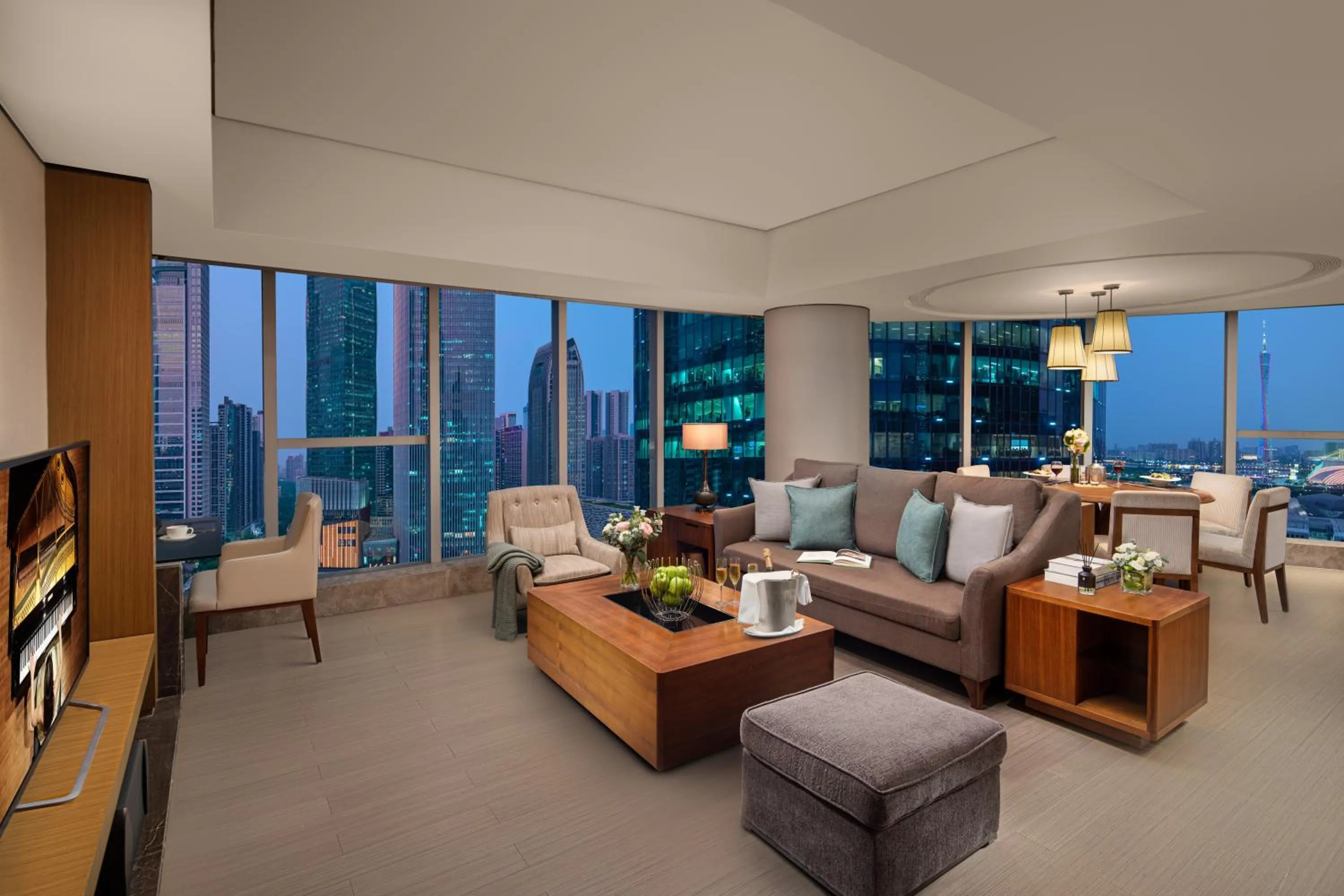 Living room in Ascott IFC Guangzhou