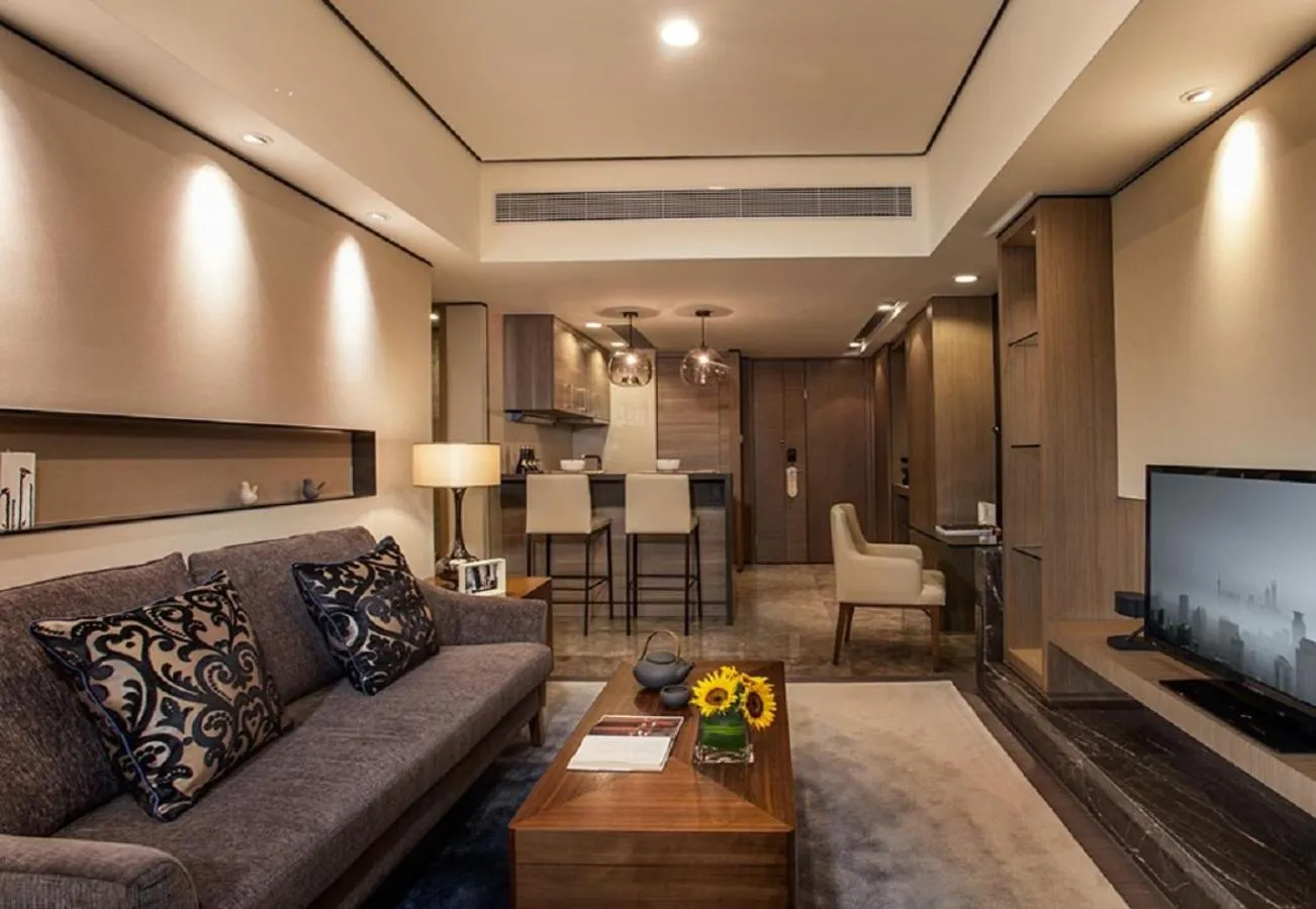 Living room in Ascott IFC Guangzhou