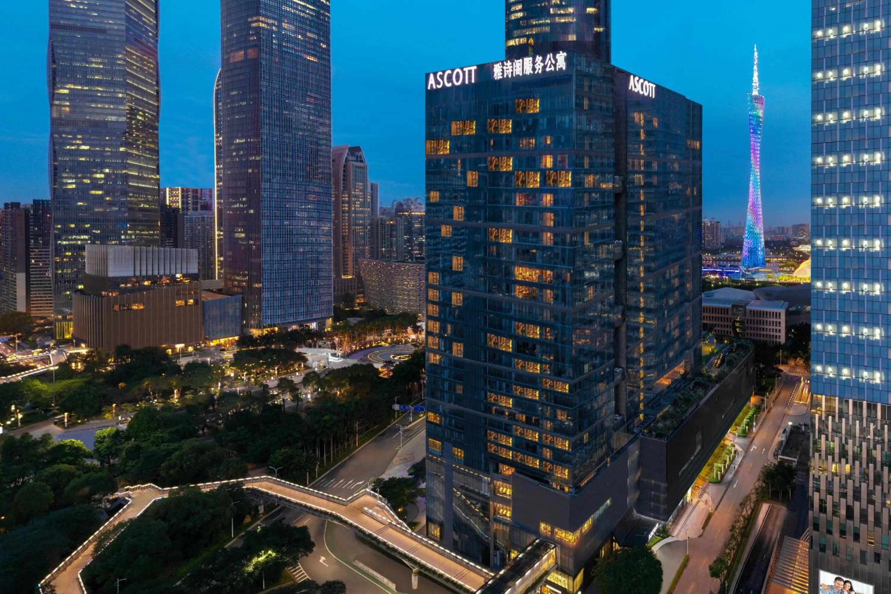 Property building in Ascott IFC Guangzhou