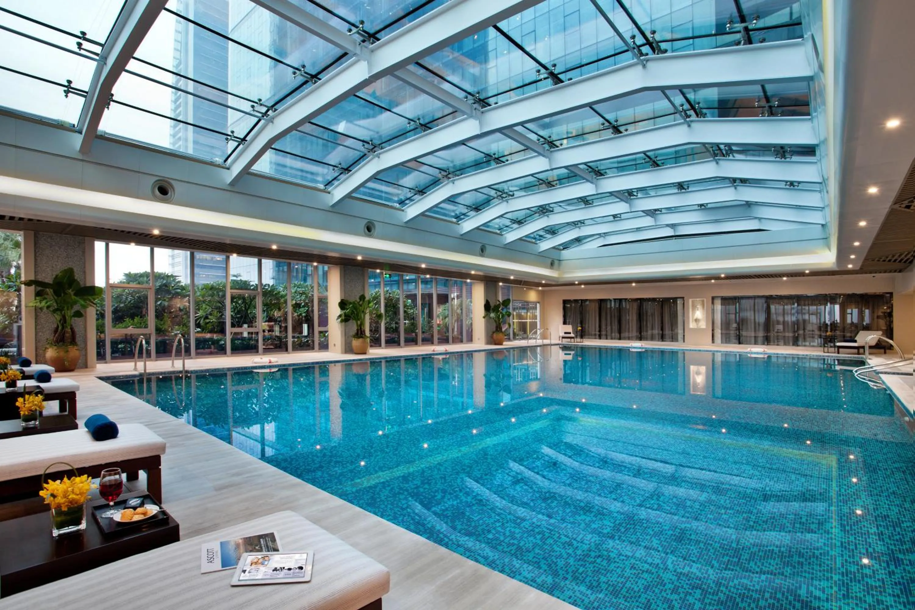 Pool view in Ascott IFC Guangzhou