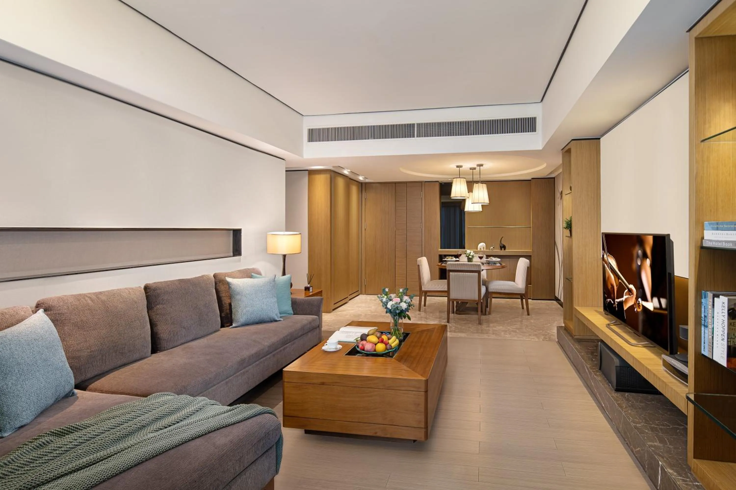 Living room in Ascott IFC Guangzhou
