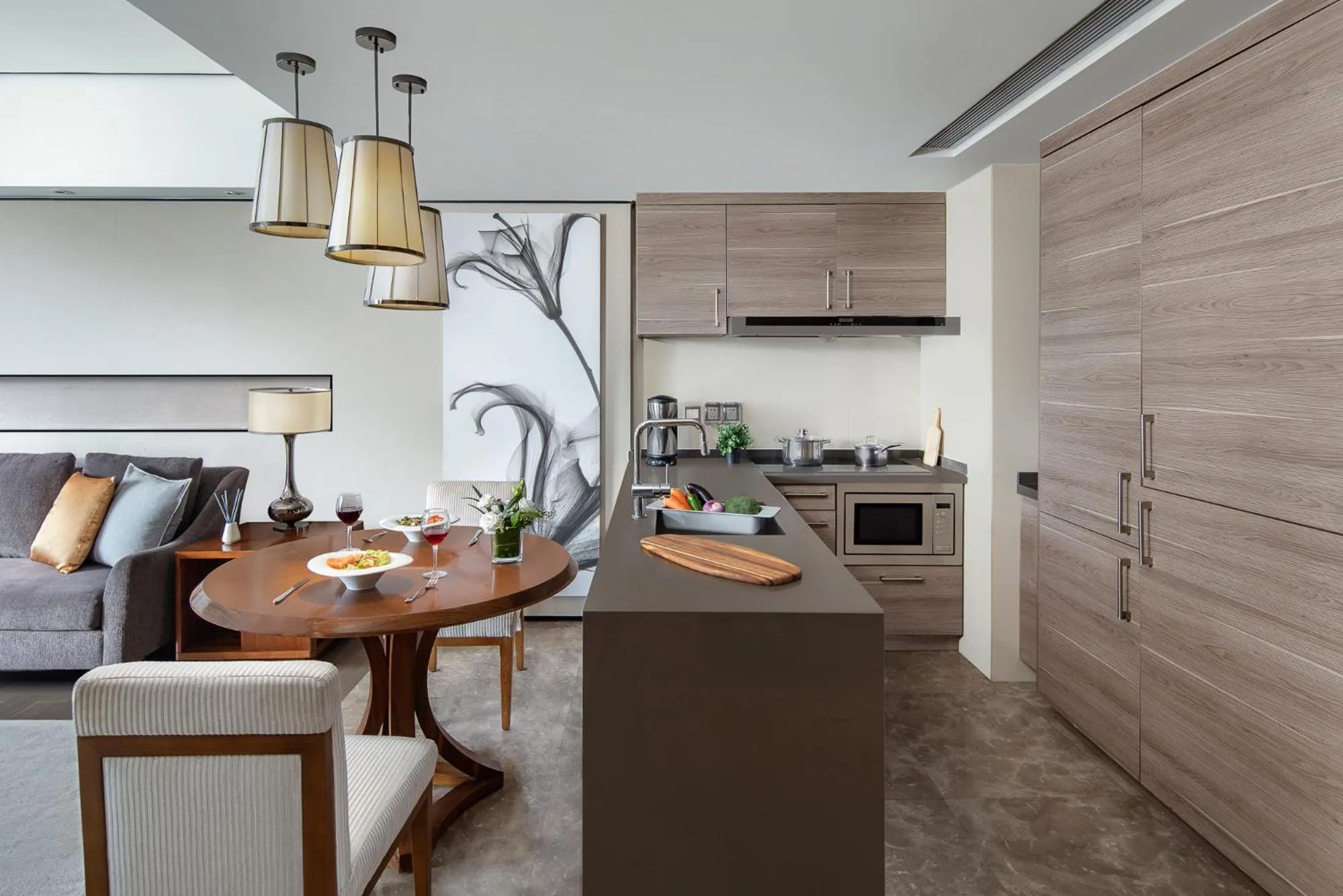 Kitchen or kitchenette in Ascott IFC Guangzhou