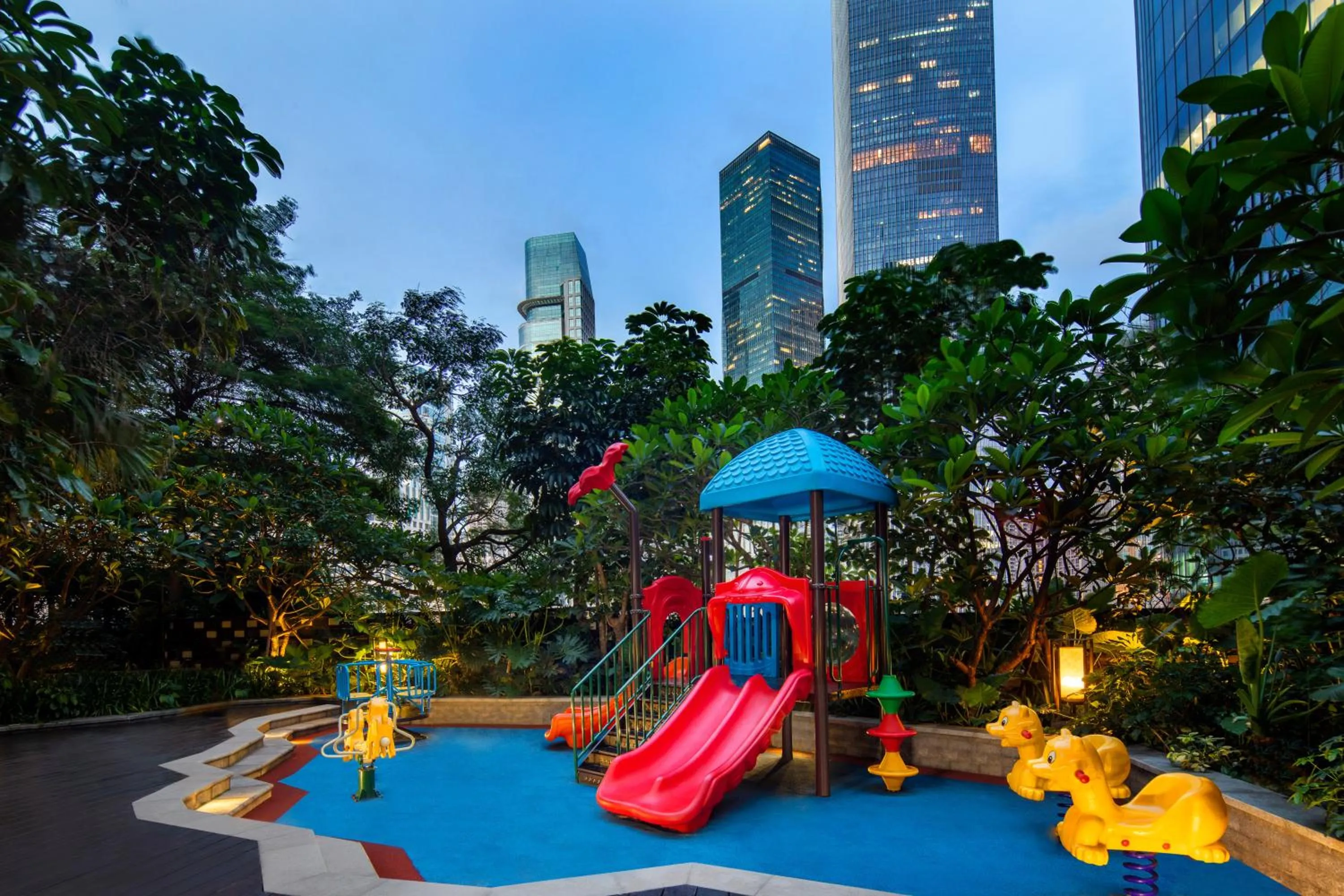 Children play ground in Ascott IFC Guangzhou