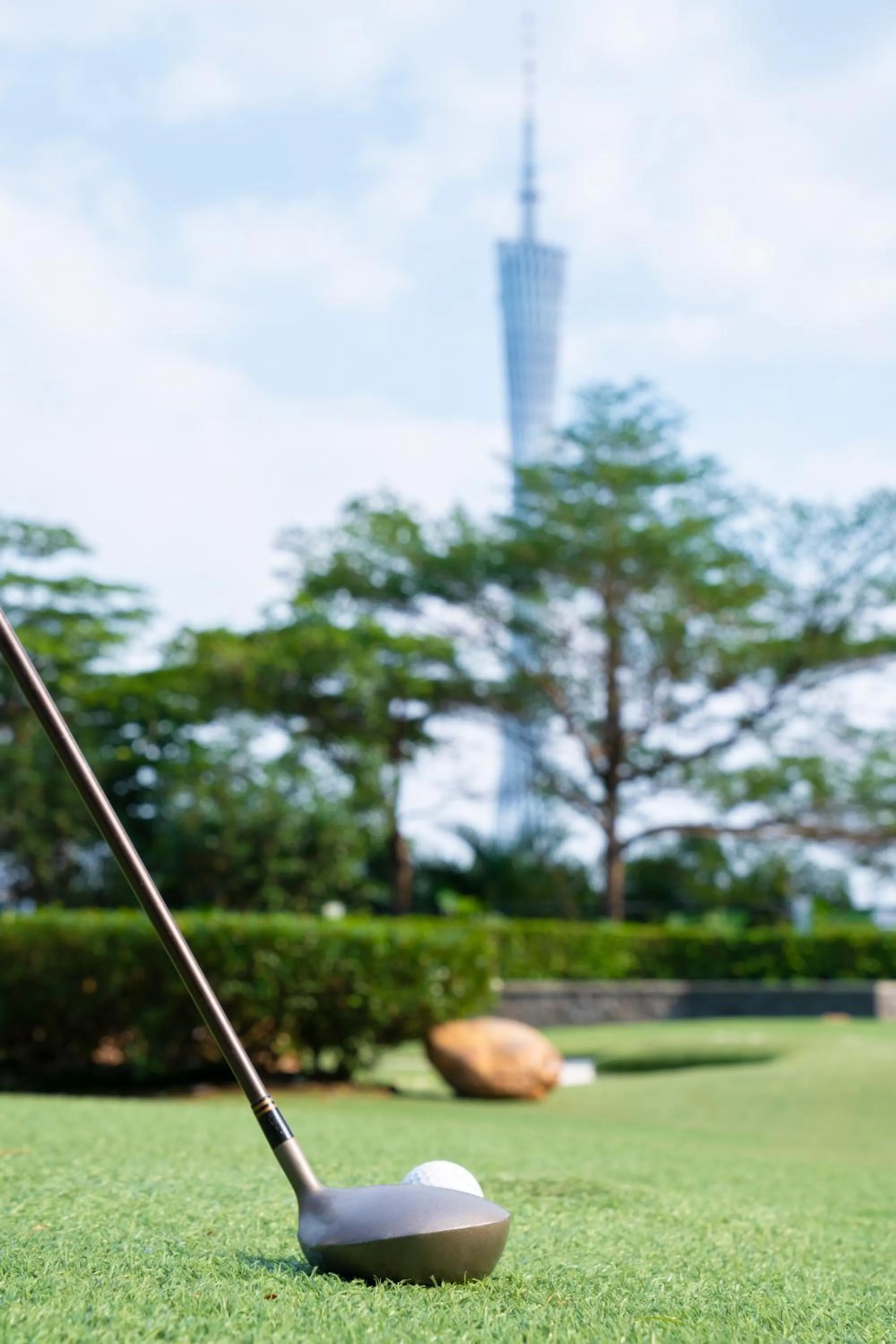 Golfcourse in Ascott IFC Guangzhou