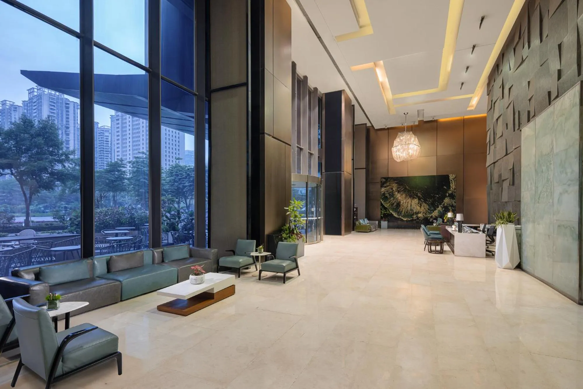 Lobby or reception in Ascott IFC Guangzhou