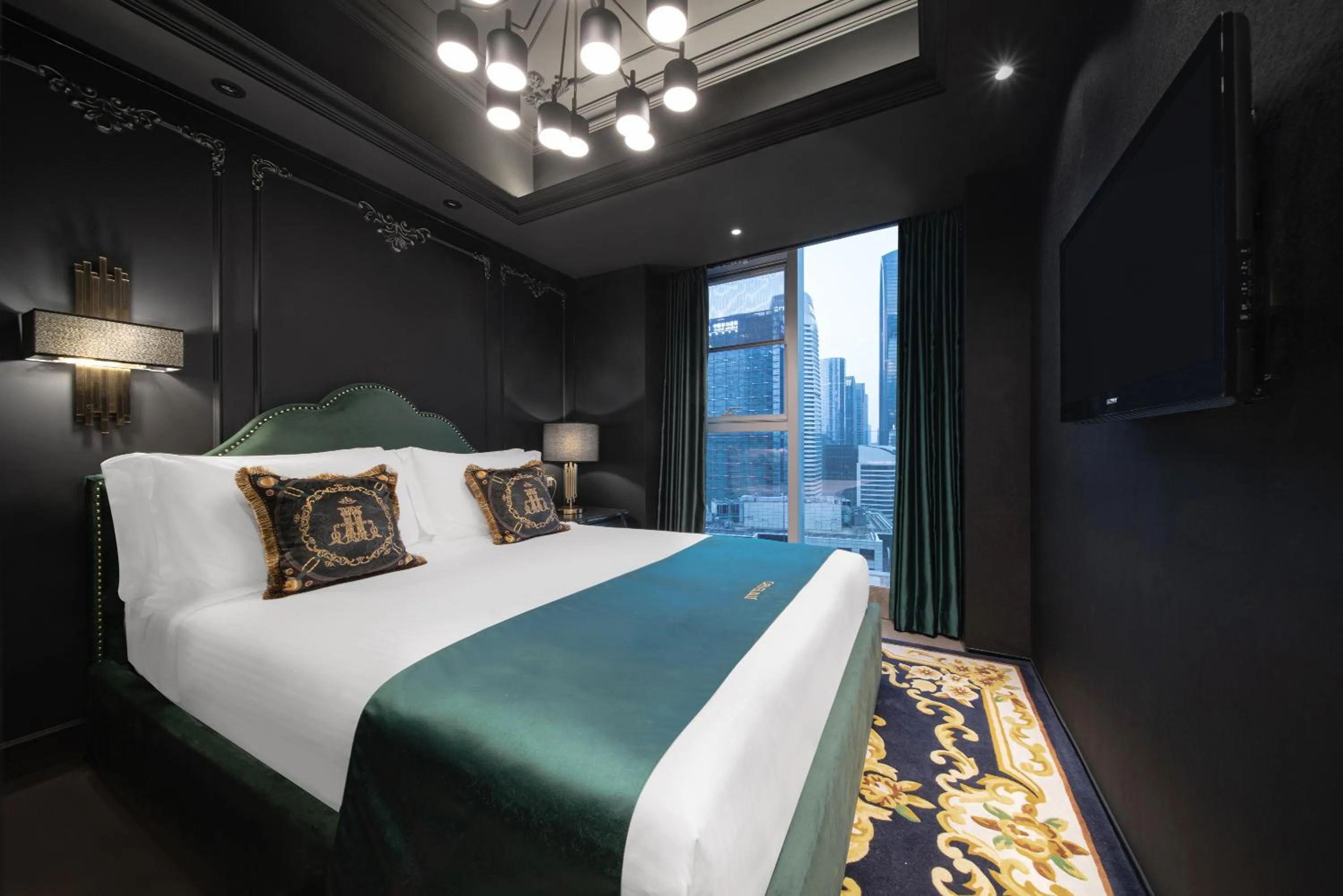 Bed in Ascott IFC Guangzhou