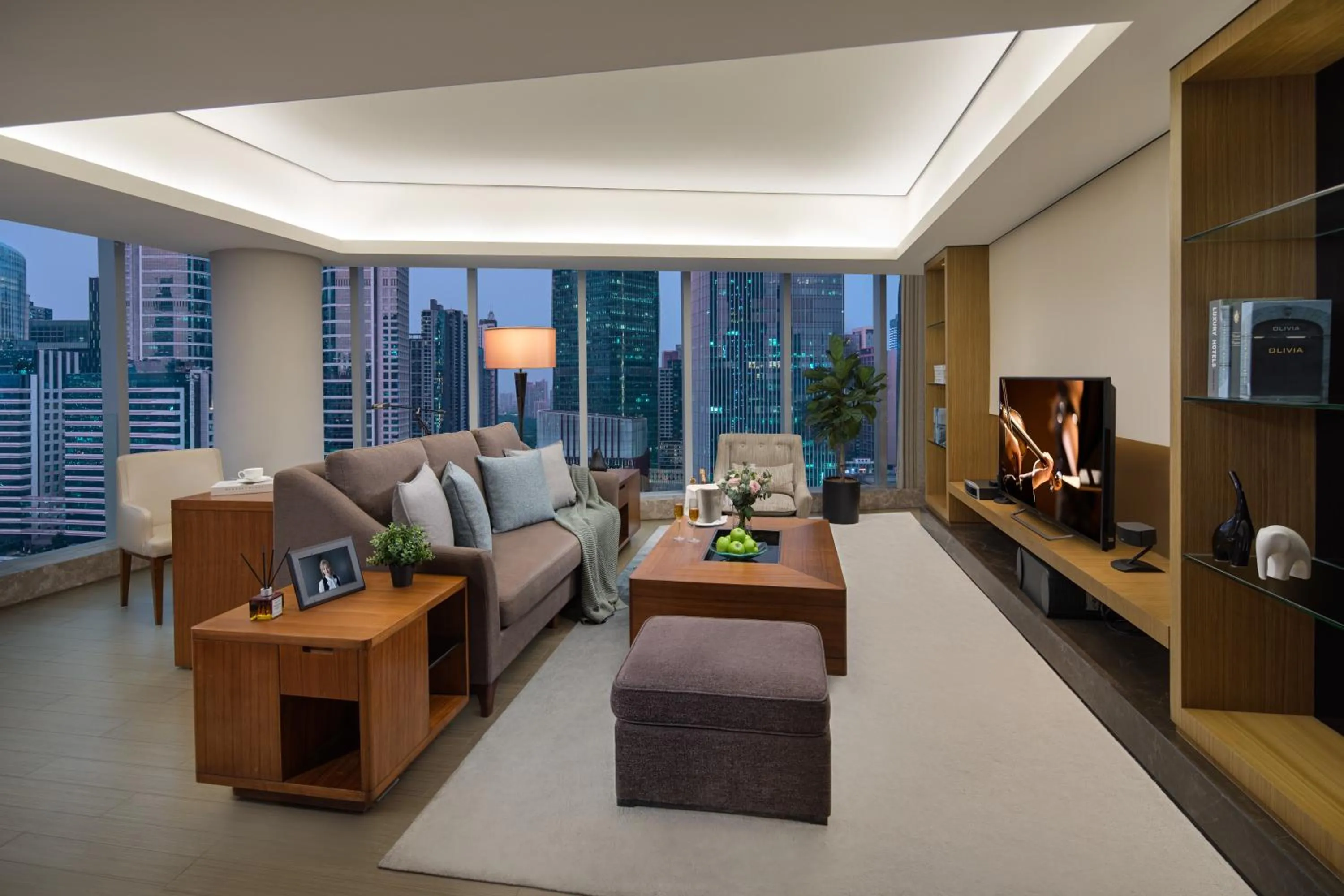 Living room in Ascott IFC Guangzhou