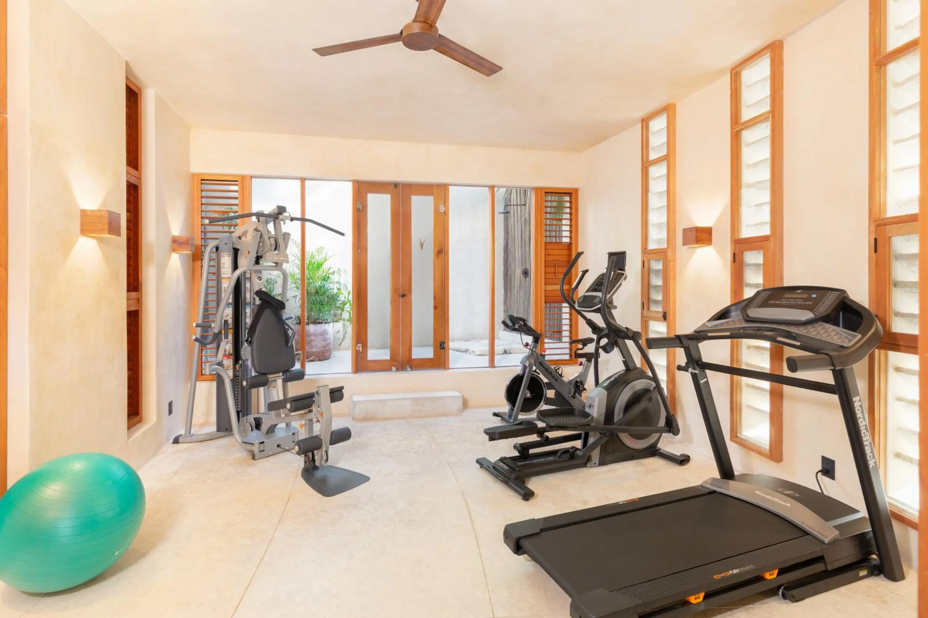 Fitness centre/facilities in Hotel Ma'xanab Tulum