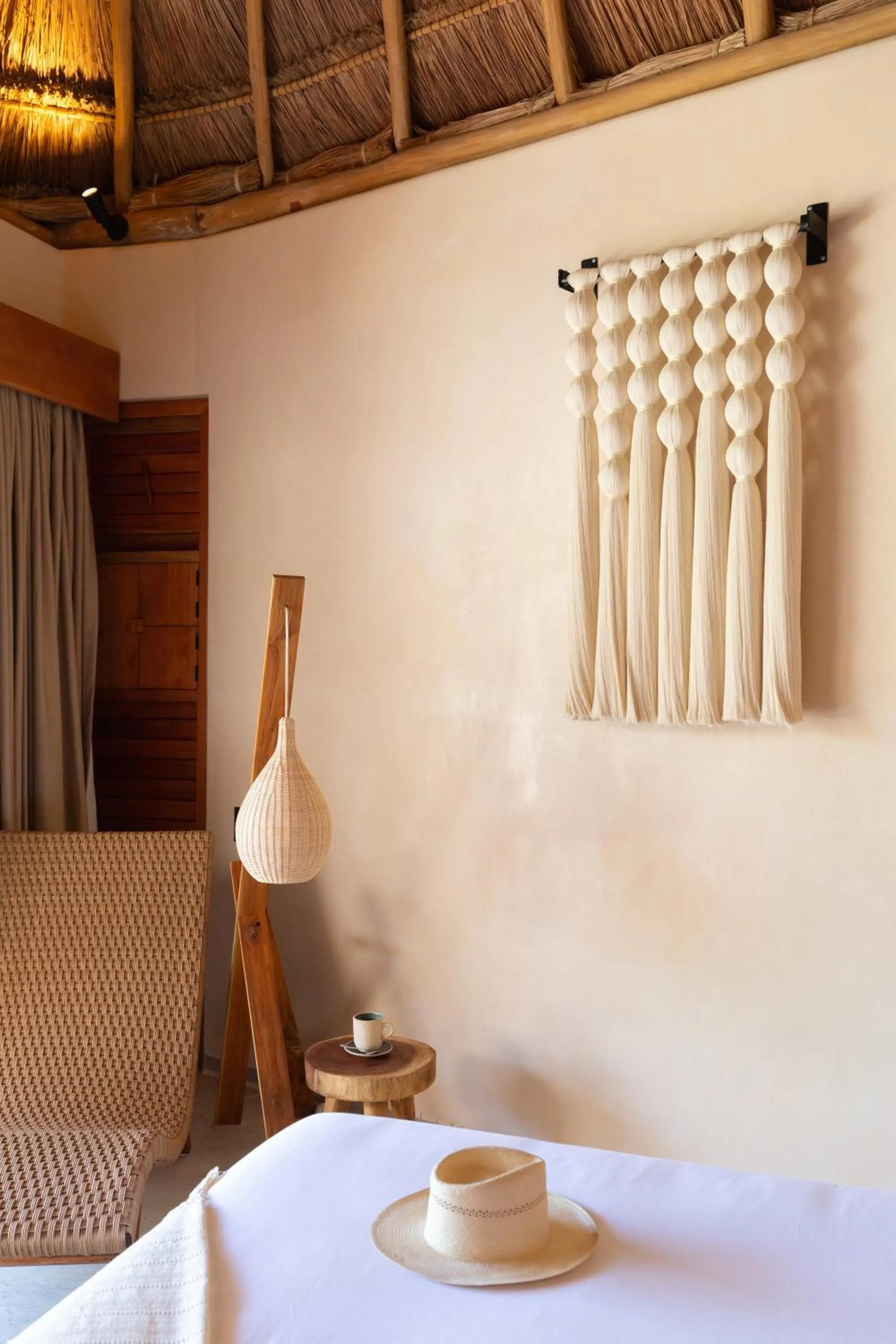 Decorative detail, Bed in Hotel Ma'xanab Tulum