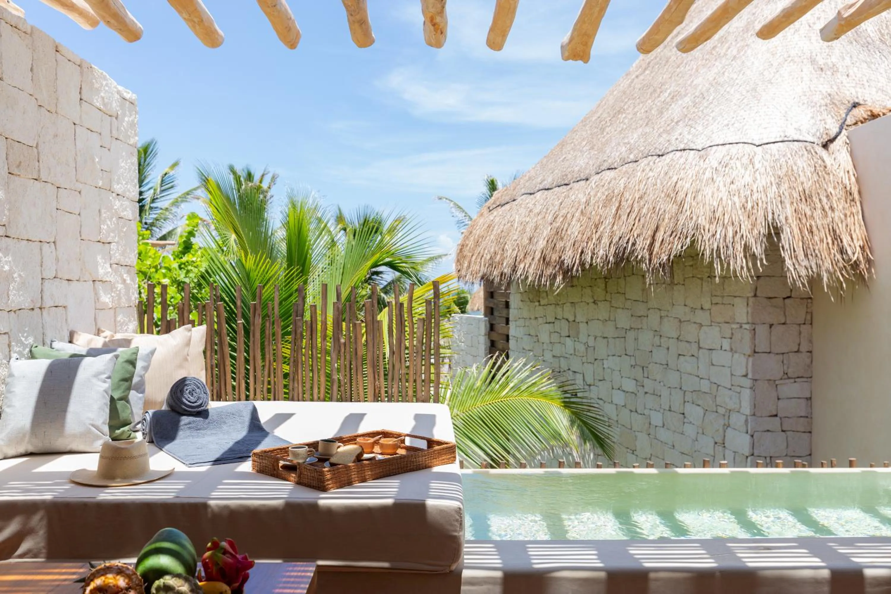 Garden view in Hotel Ma'xanab Tulum