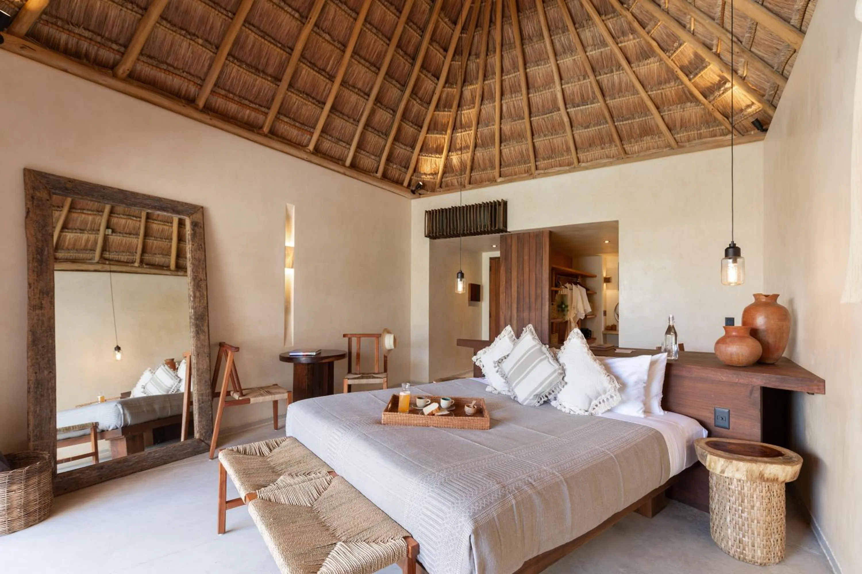 Photo of the whole room, Bed in Hotel Ma'xanab Tulum