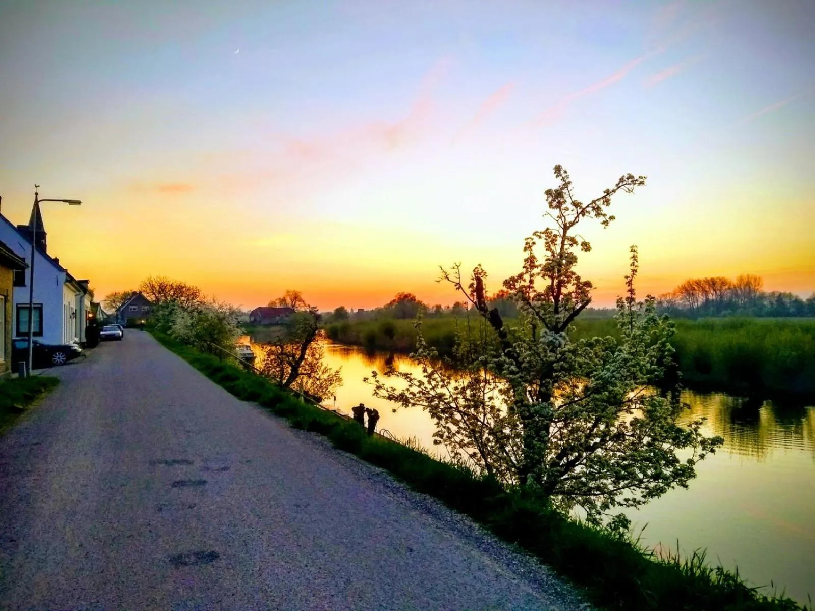 Sunset in B&B de Linge