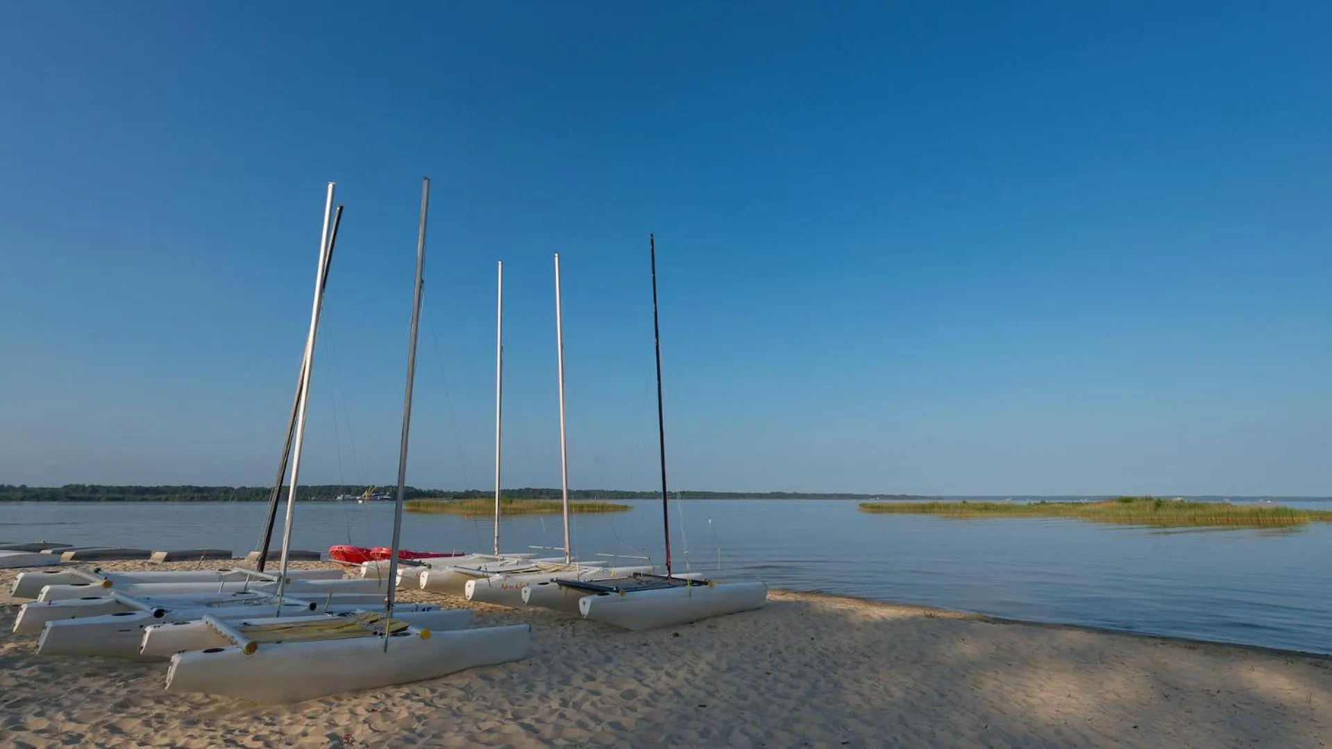 Natural landscape in Les Cottages Du Lac