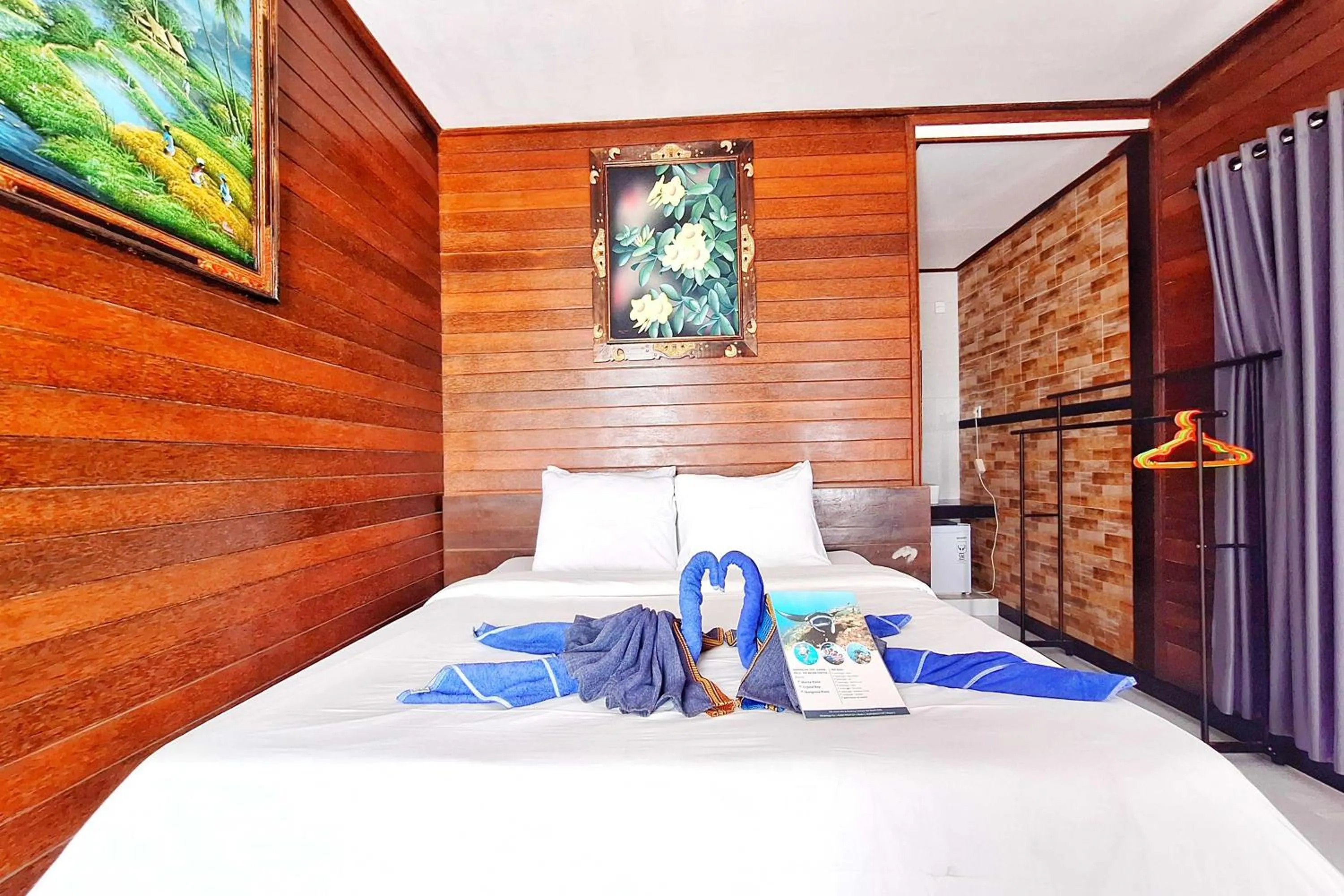 Bed in The Beach Huts Lembongan