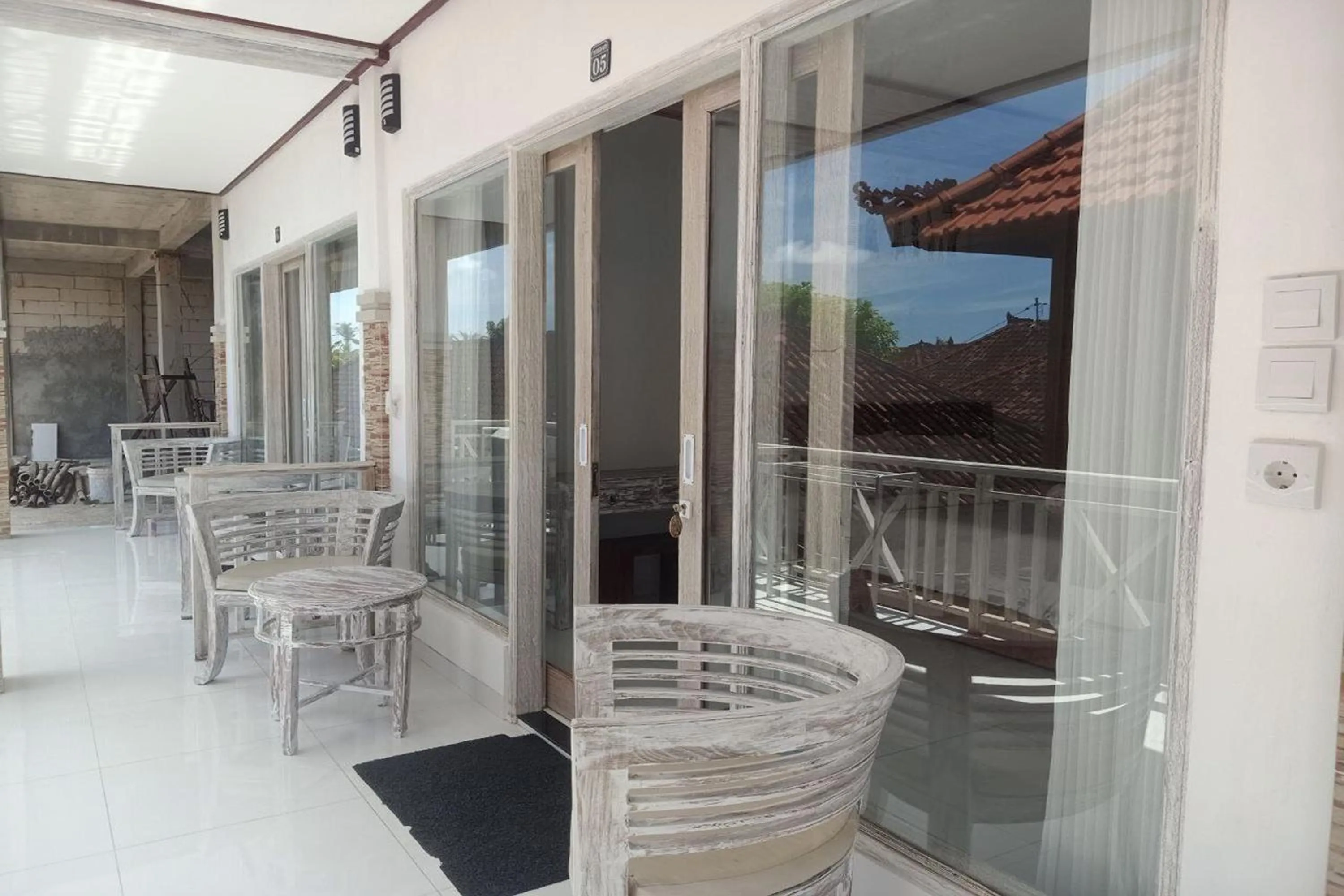 Balcony/Terrace in The Beach Huts Lembongan
