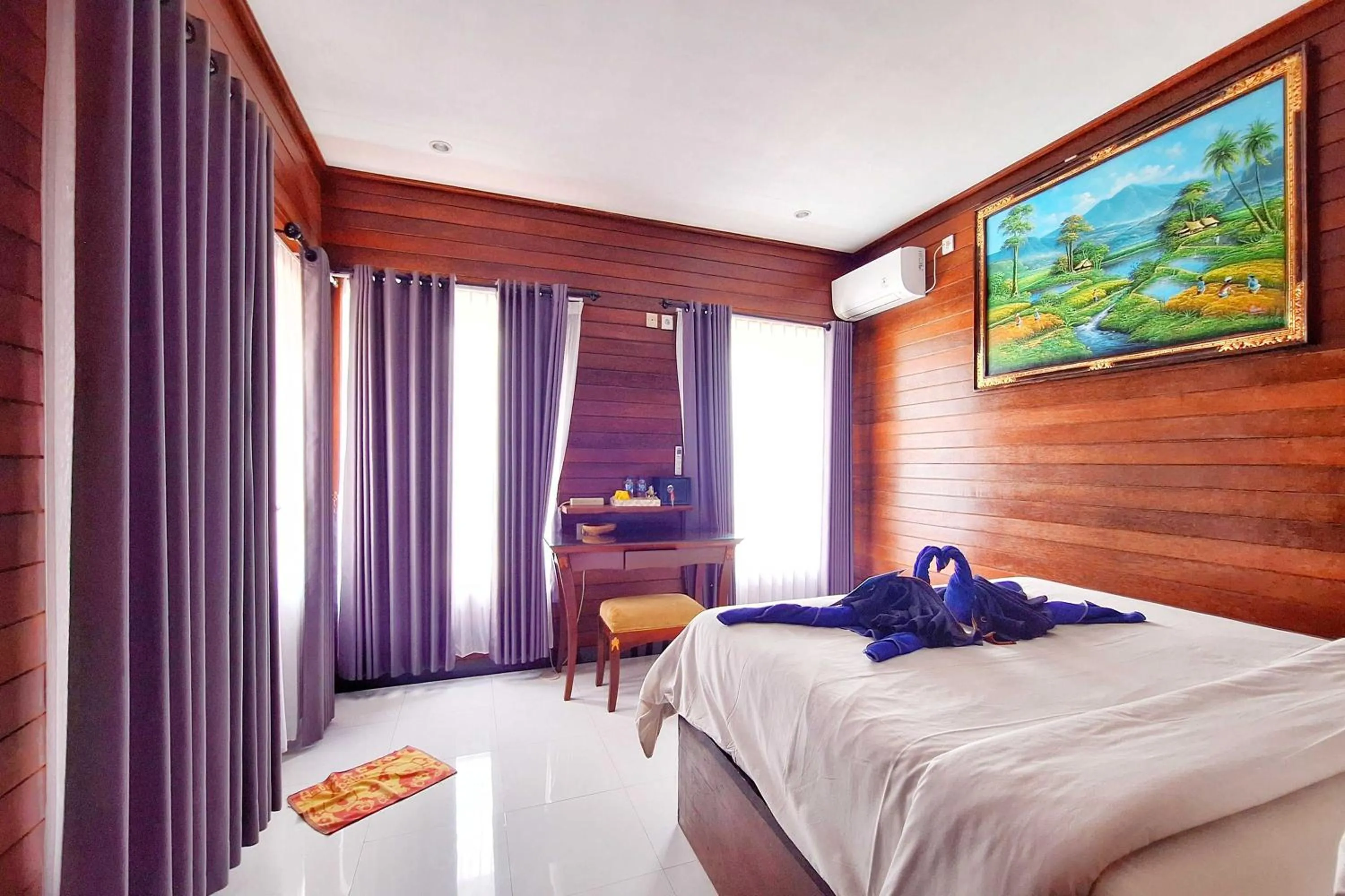 Bed in The Beach Huts Lembongan